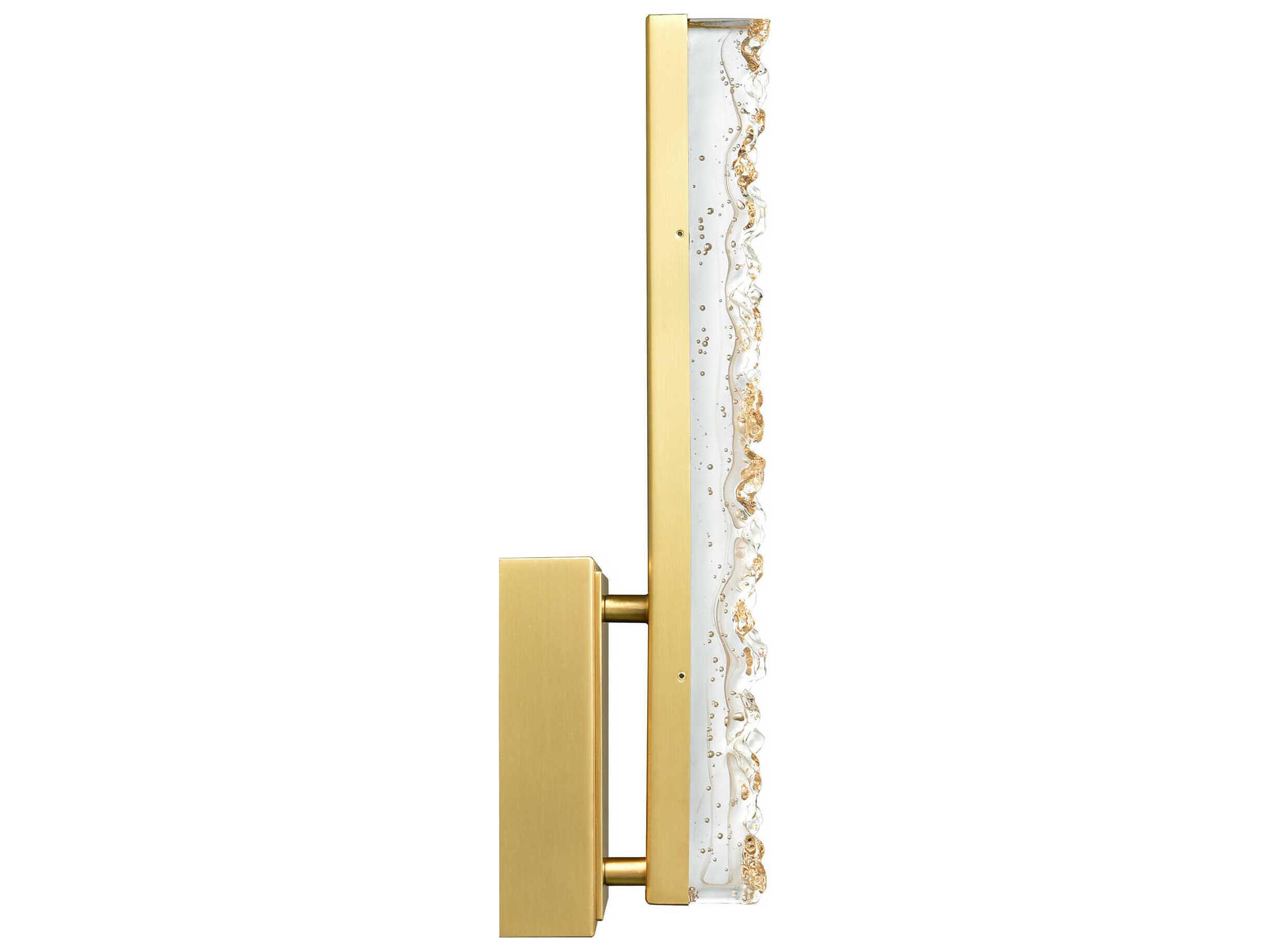 CWI Lighting Stagger Brass Wall Sconce