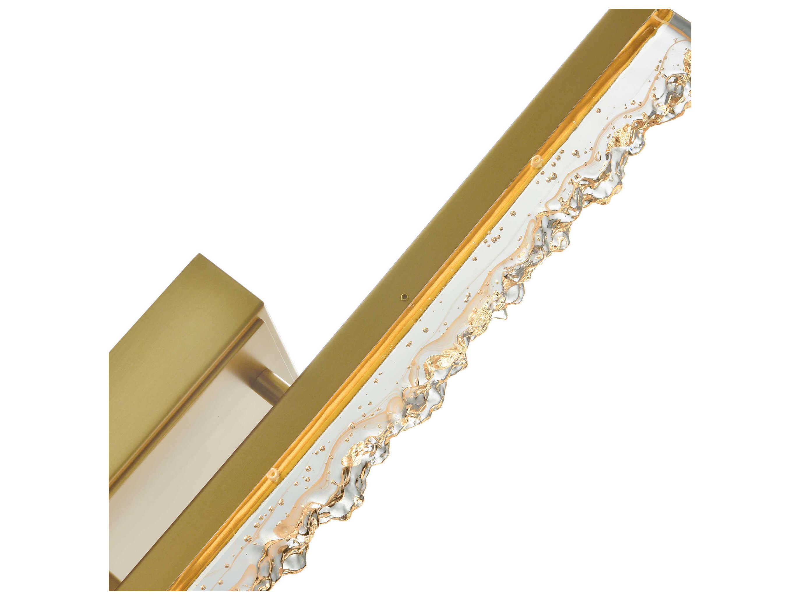 CWI Lighting Stagger Brass Wall Sconce