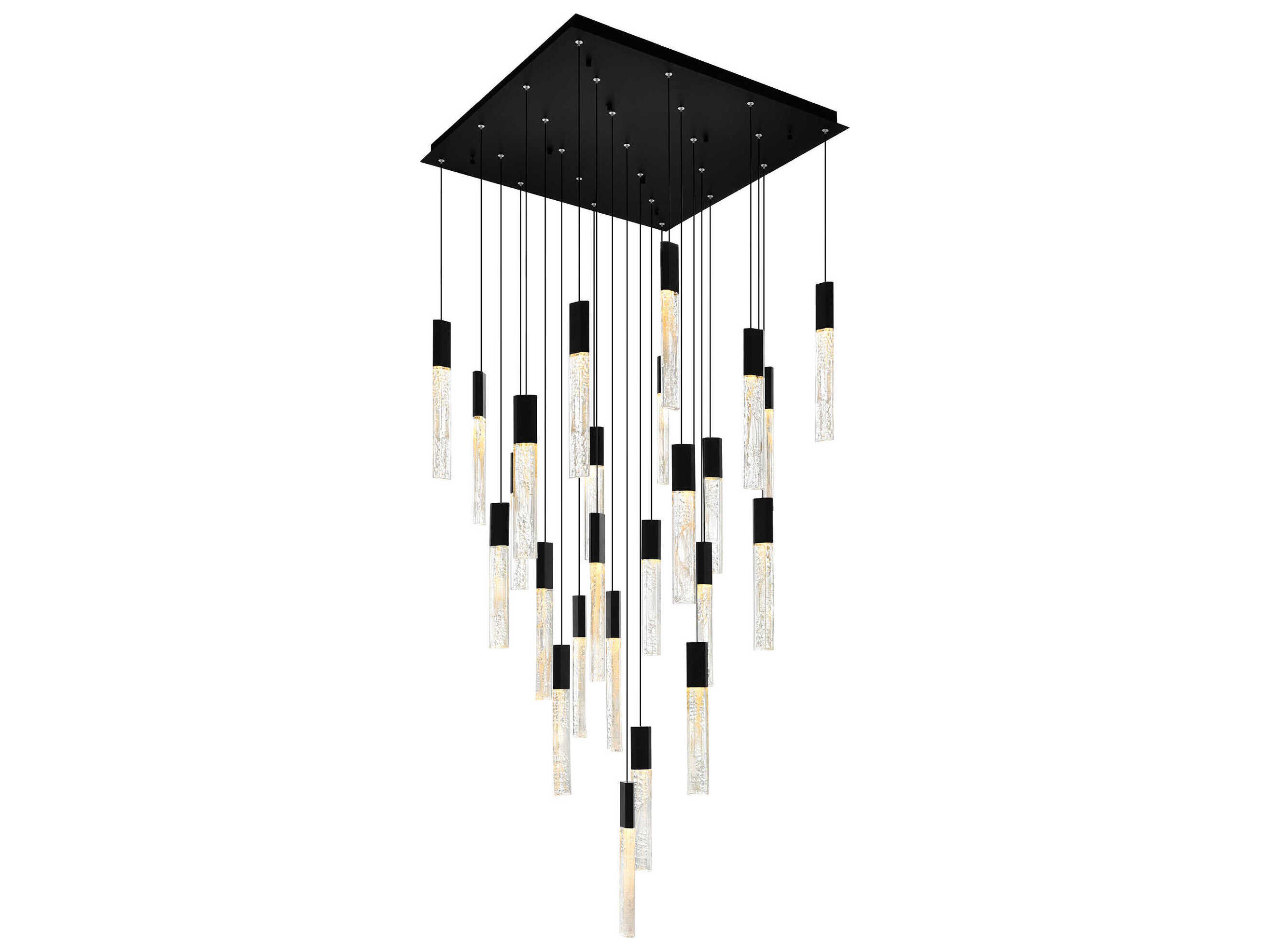 CWI Lighting Greta Black Linear Pendant
