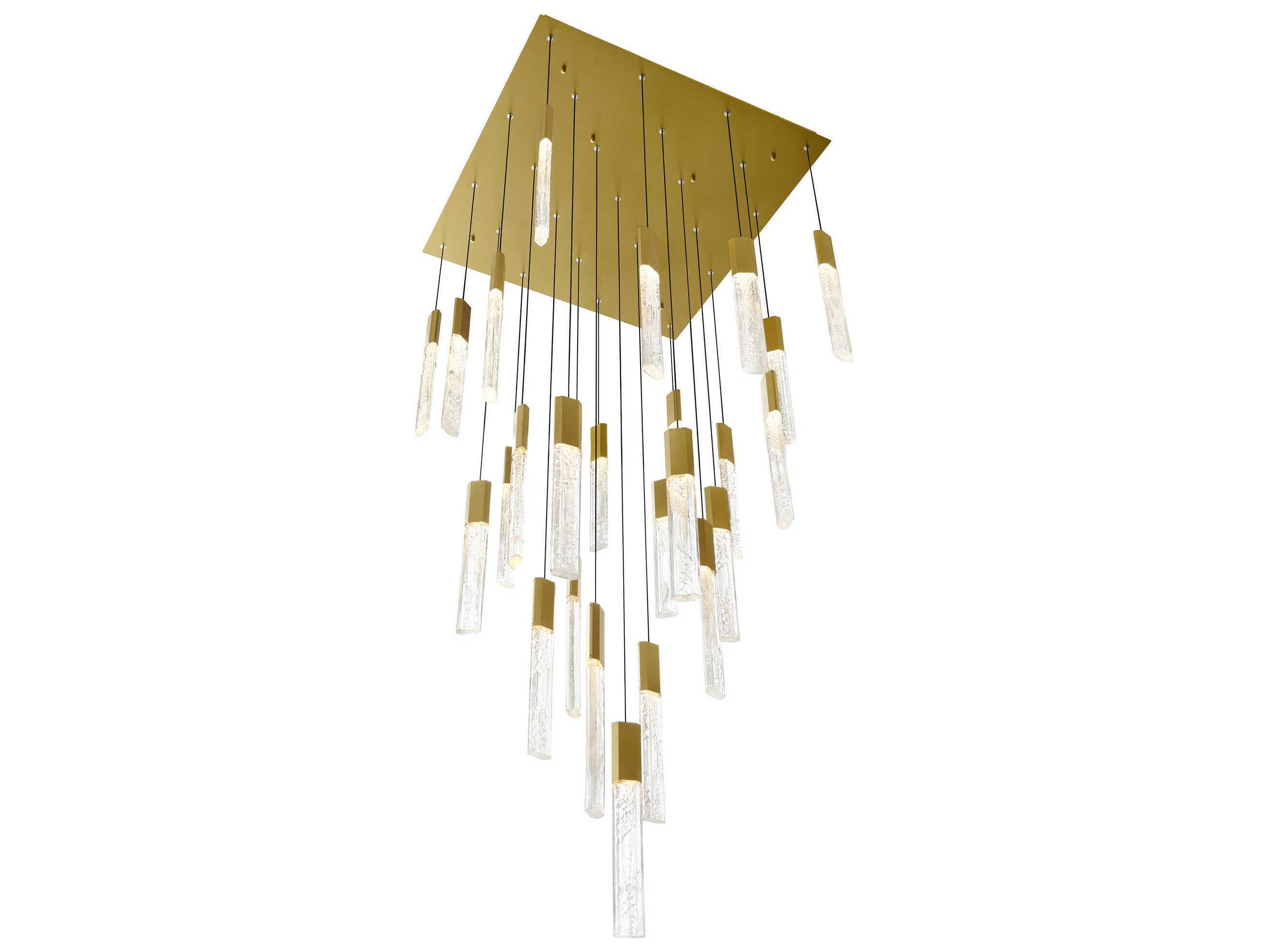 CWI Lighting Greta Brass Linear Pendant