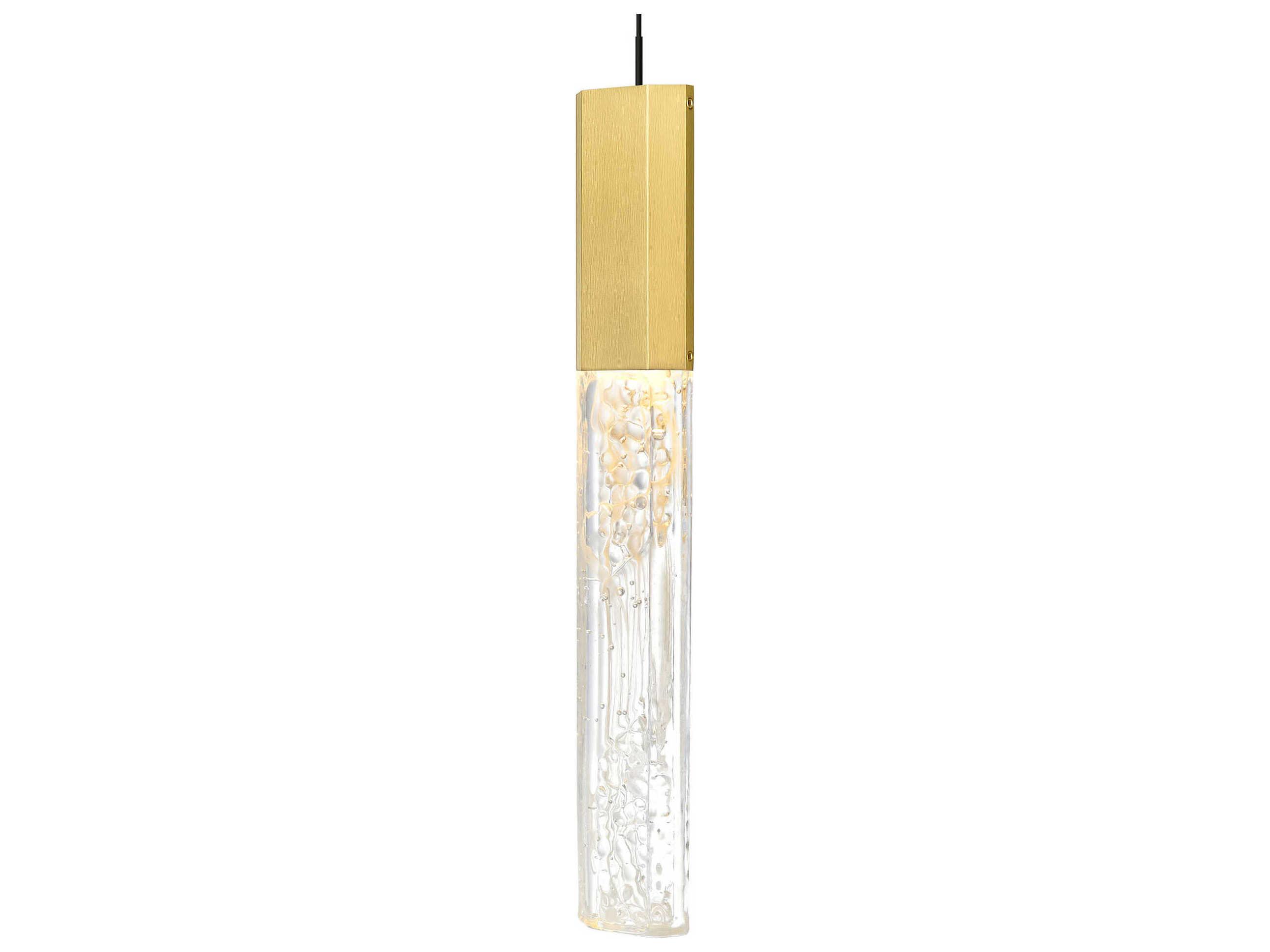 CWI Lighting Greta Brass Linear Pendant