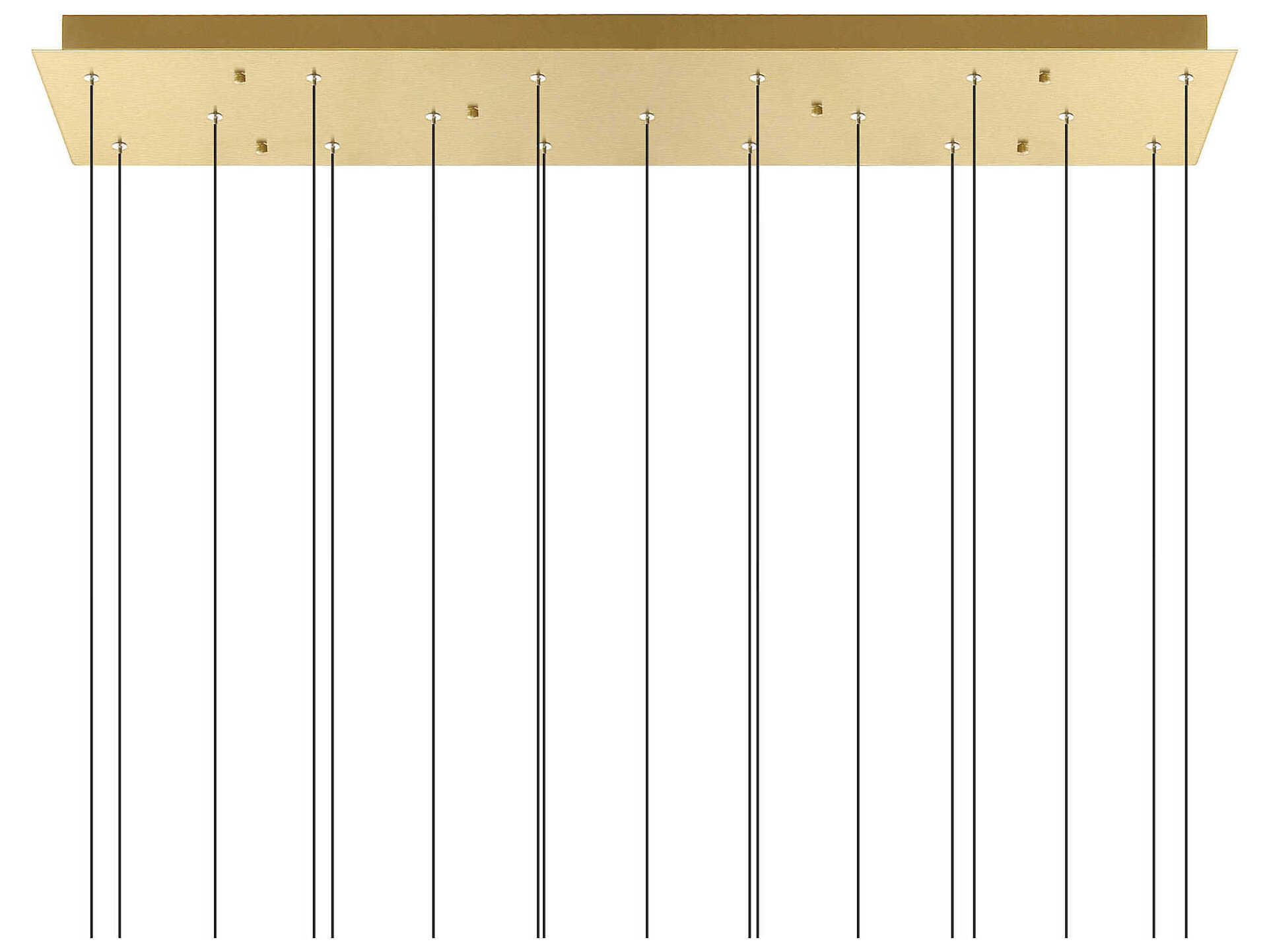 CWI Lighting Greta Brass Linear Island Pendant