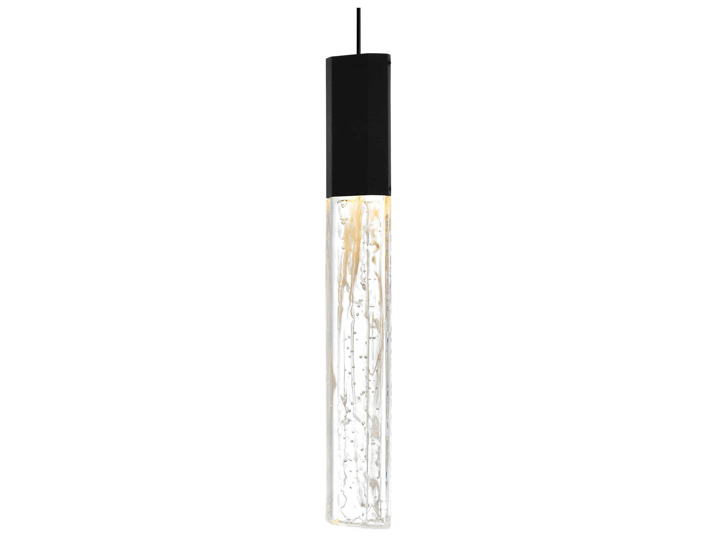 CWI Lighting Greta Black Linear Mini Pendant