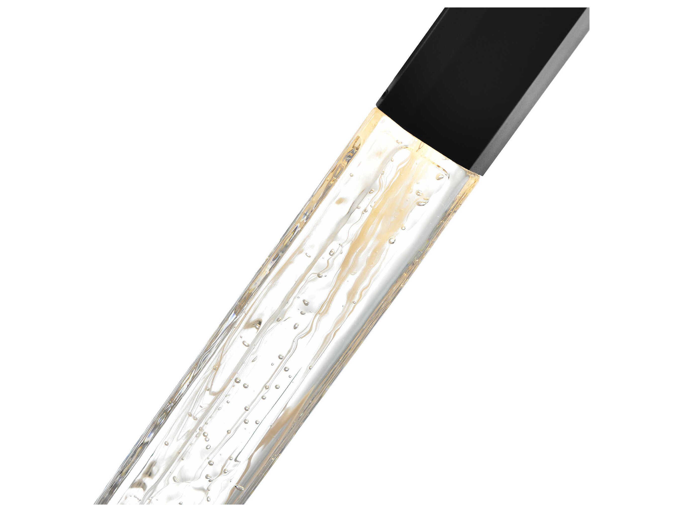 CWI Lighting Greta Black Linear Mini Pendant