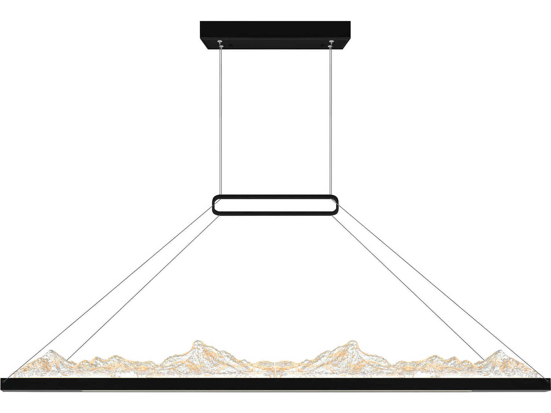CWI Lighting Himalayas Black Island Pendant