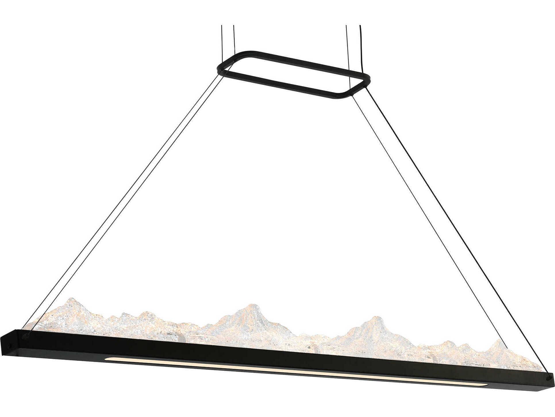 CWI Lighting Himalayas Black Island Pendant