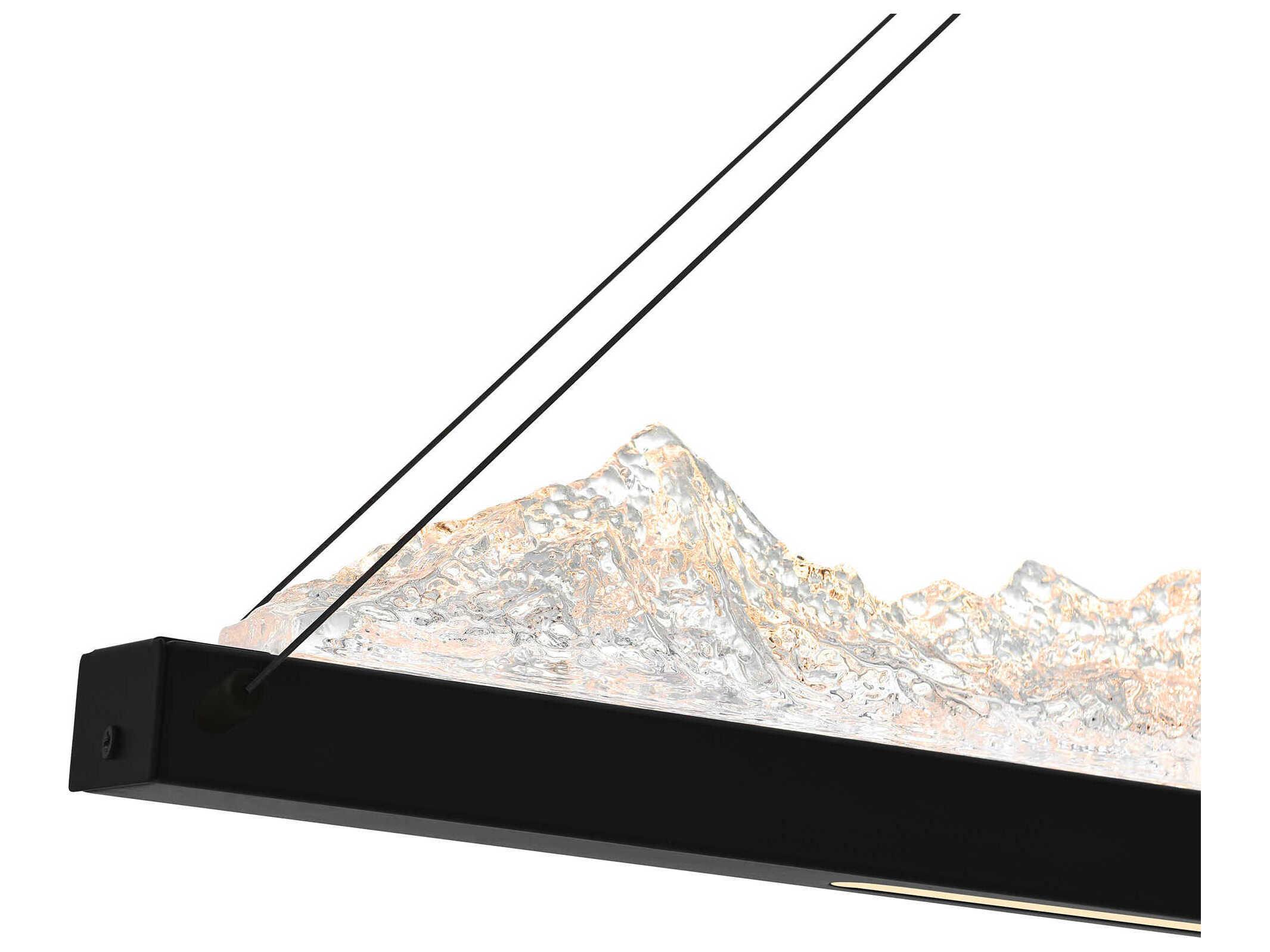 CWI Lighting Himalayas Black Island Pendant