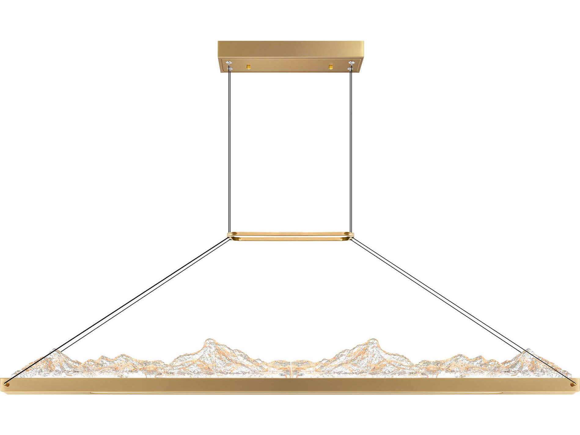 CWI Lighting Himalayas Brass Island Pendant