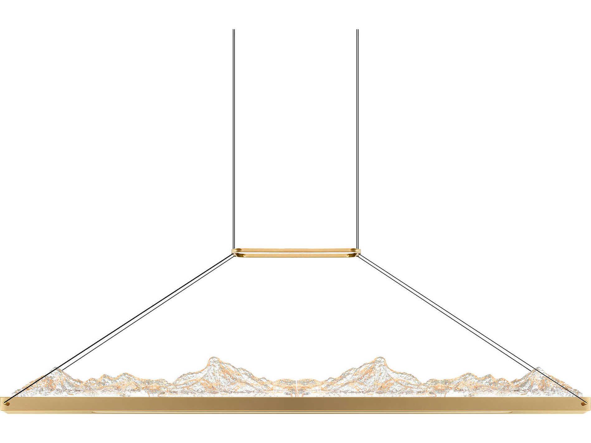 CWI Lighting Himalayas Brass Island Pendant