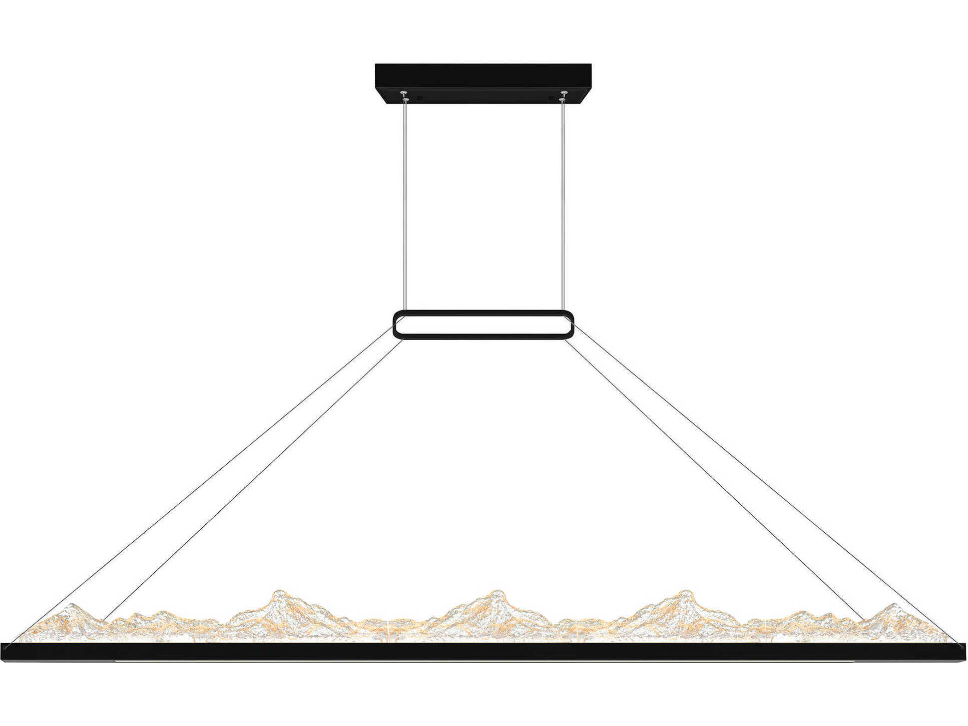 CWI Lighting Himalayas Black Island Pendant
