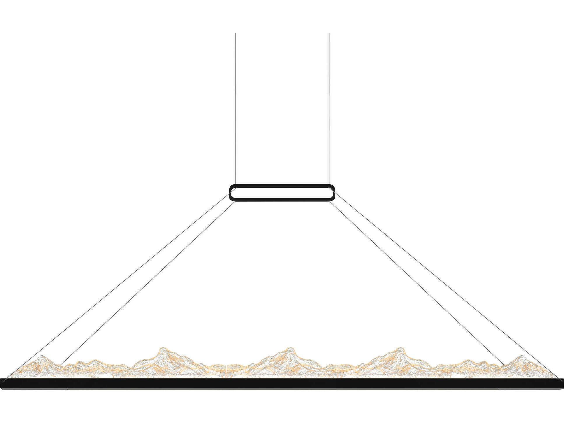 CWI Lighting Himalayas Black Island Pendant