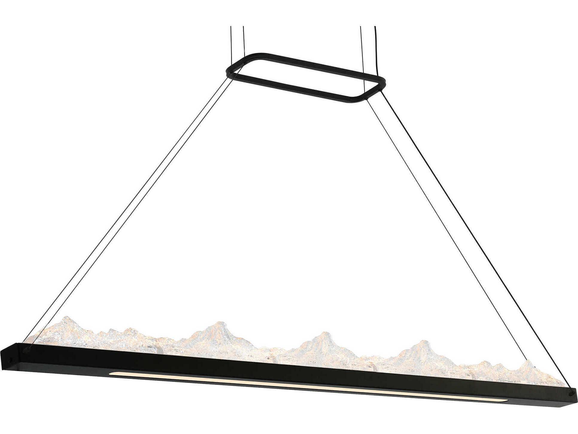 CWI Lighting Himalayas Black Island Pendant