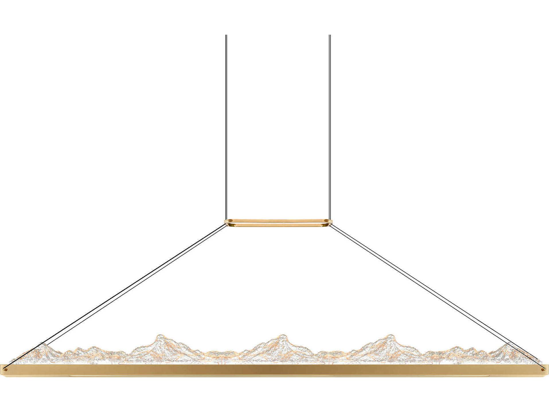 CWI Lighting Himalayas Brass Island Pendant