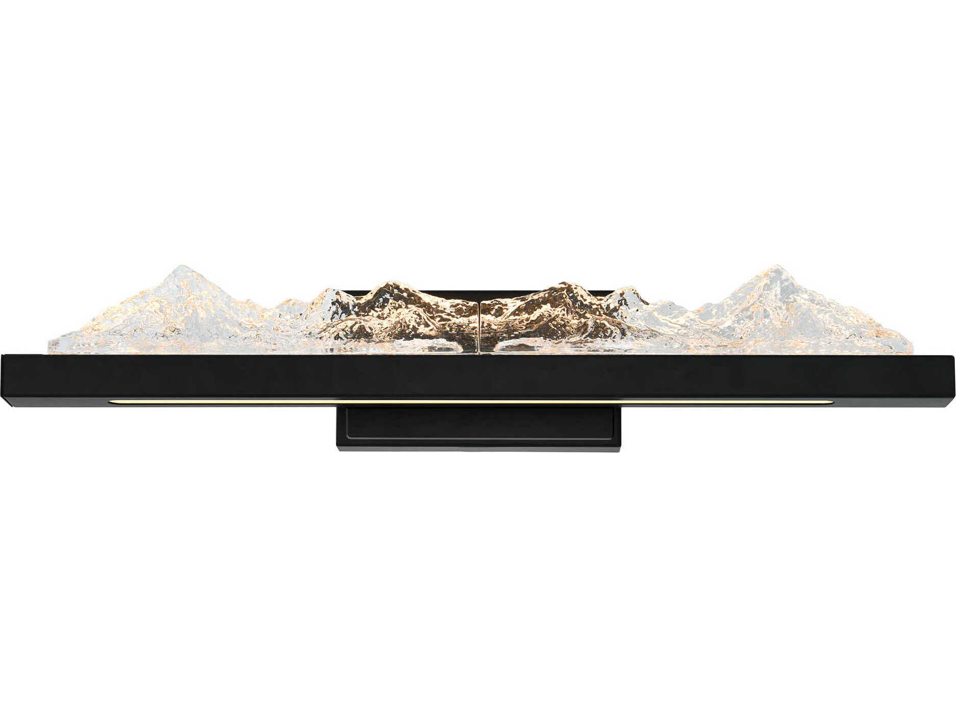 CWI Lighting Himalayas Black Vanity Light