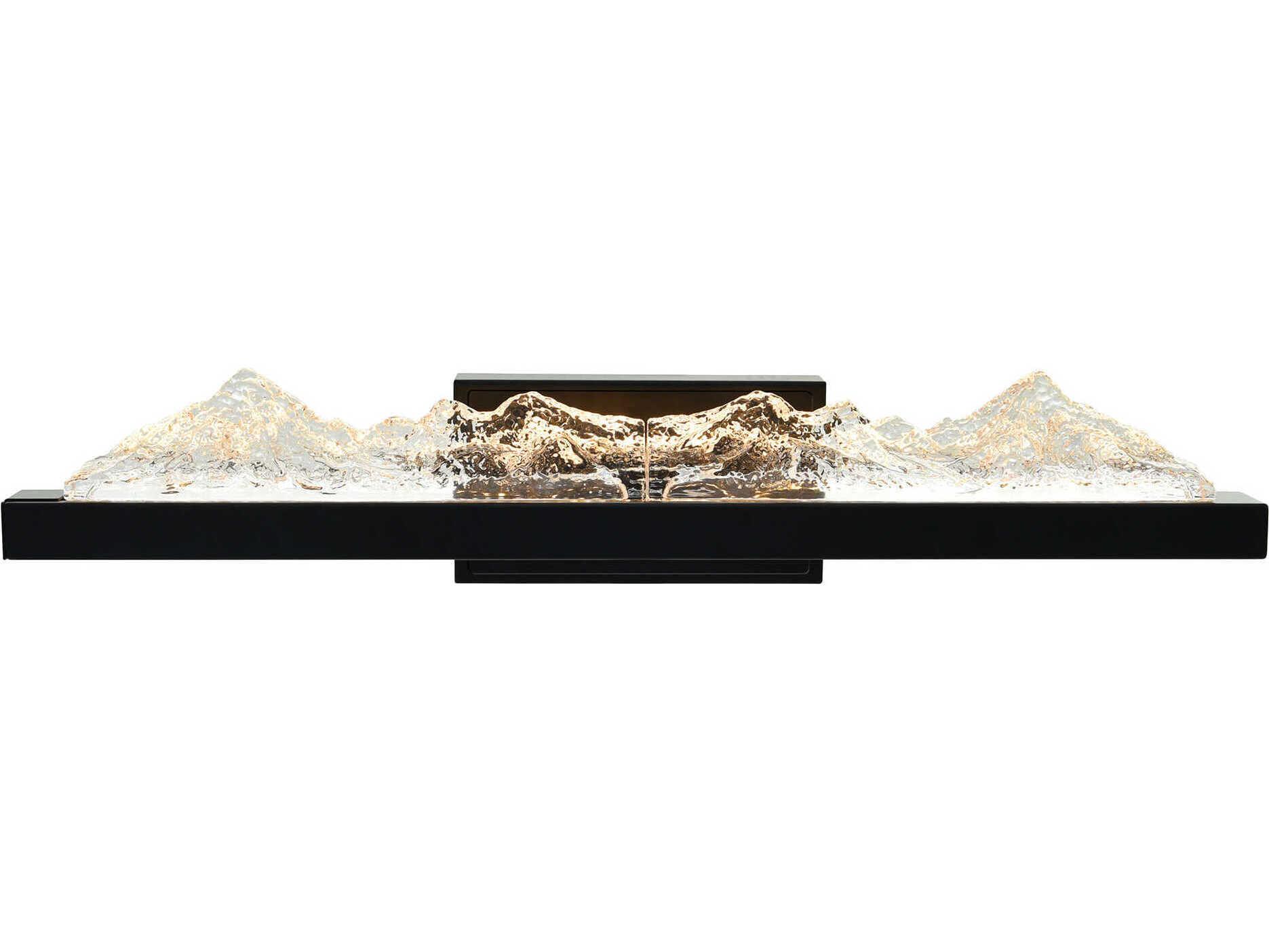 CWI Lighting Himalayas Black Vanity Light