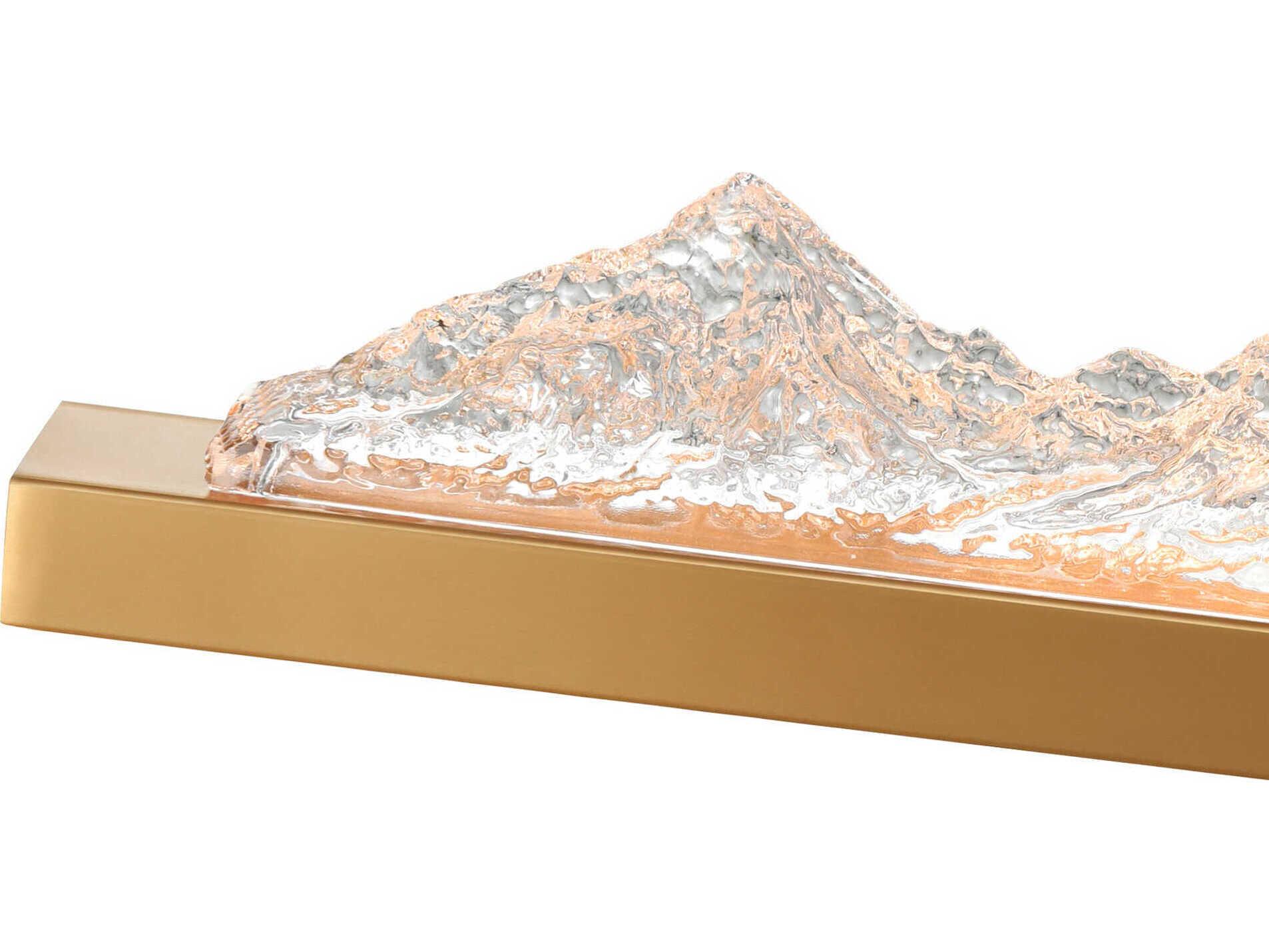 CWI Lighting Himalayas Brass Vanity Light