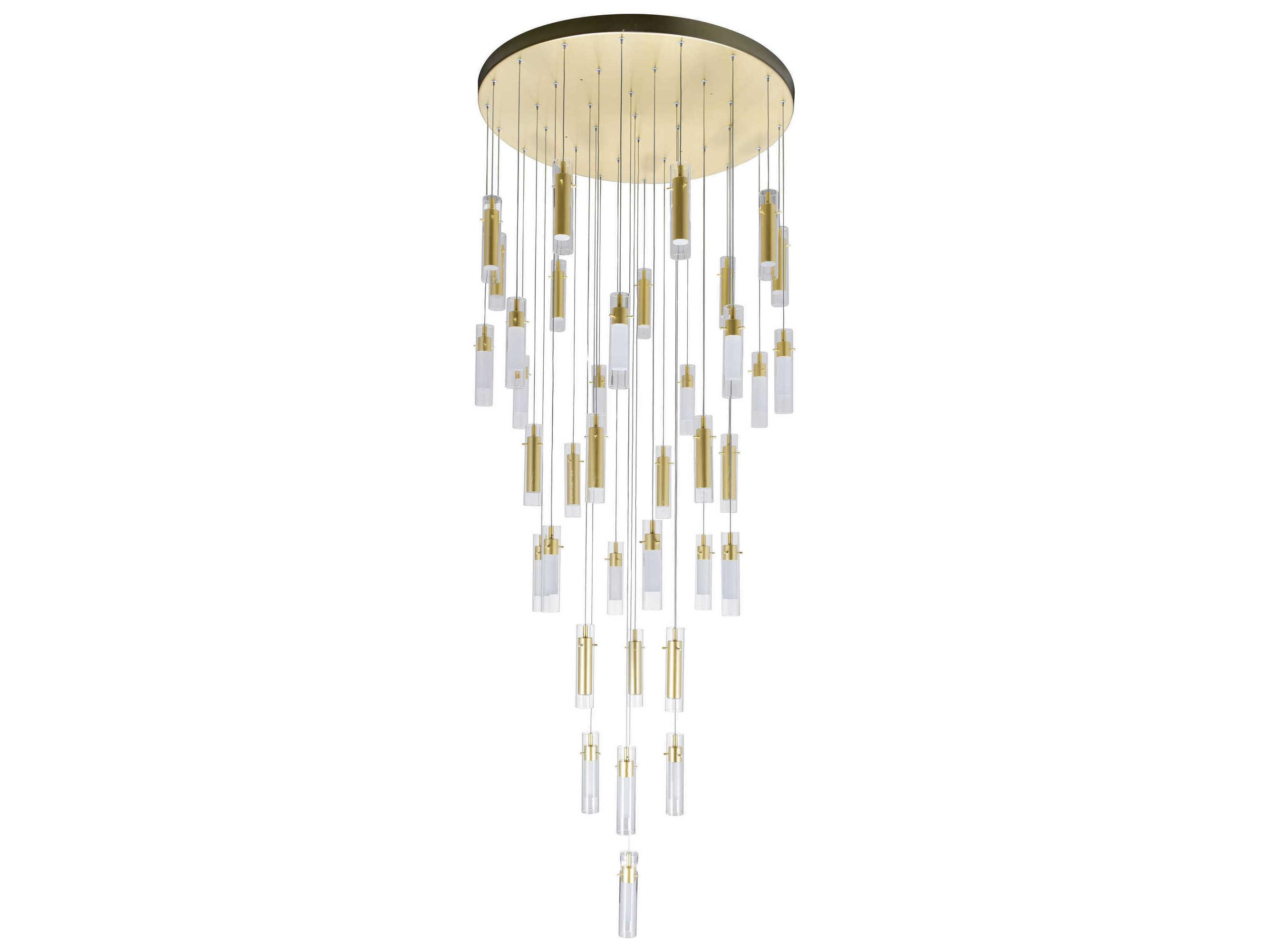 CWI Lighting Olinda Satin Gold Pendant