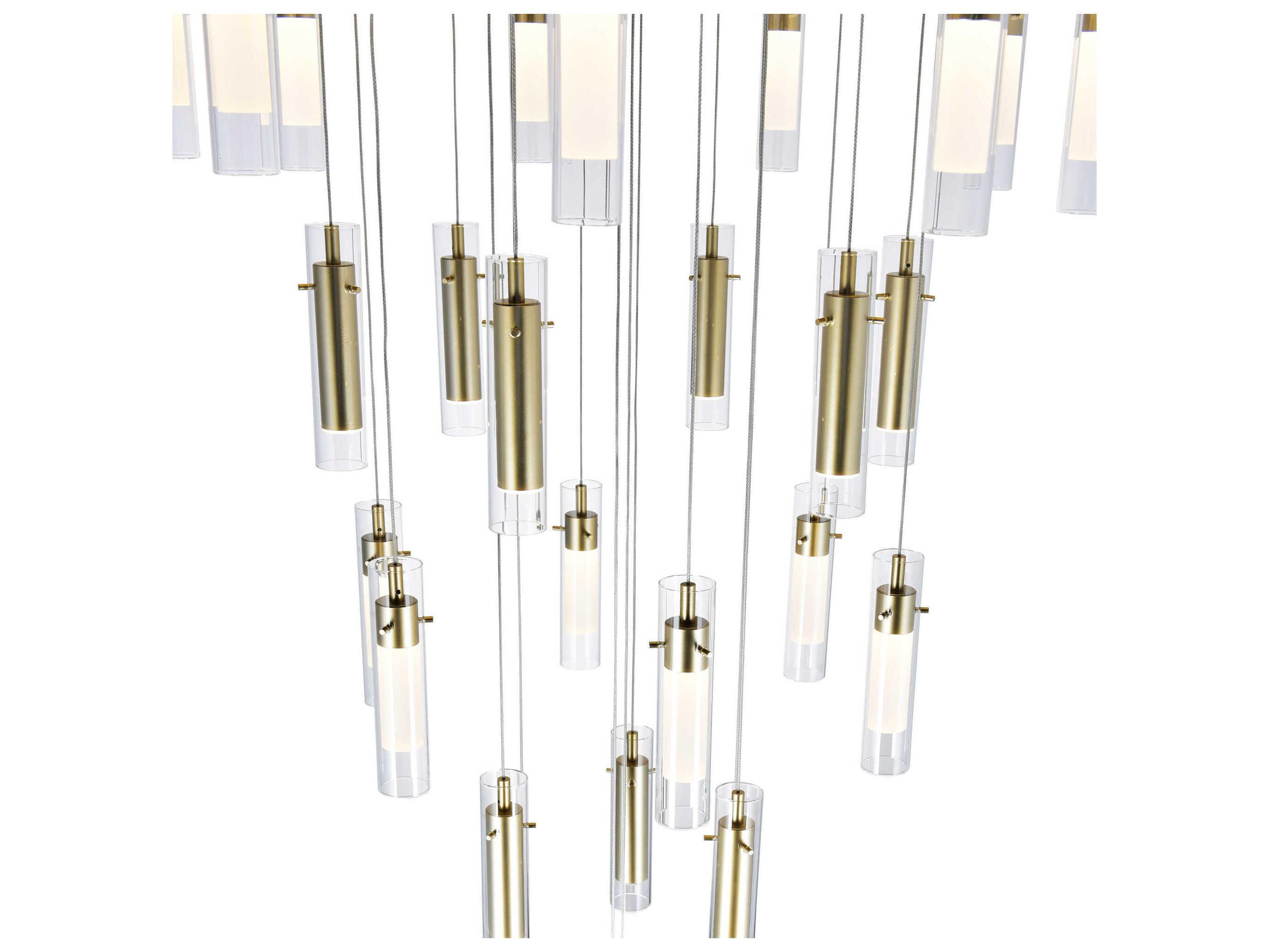 CWI Lighting Olinda Satin Gold Pendant