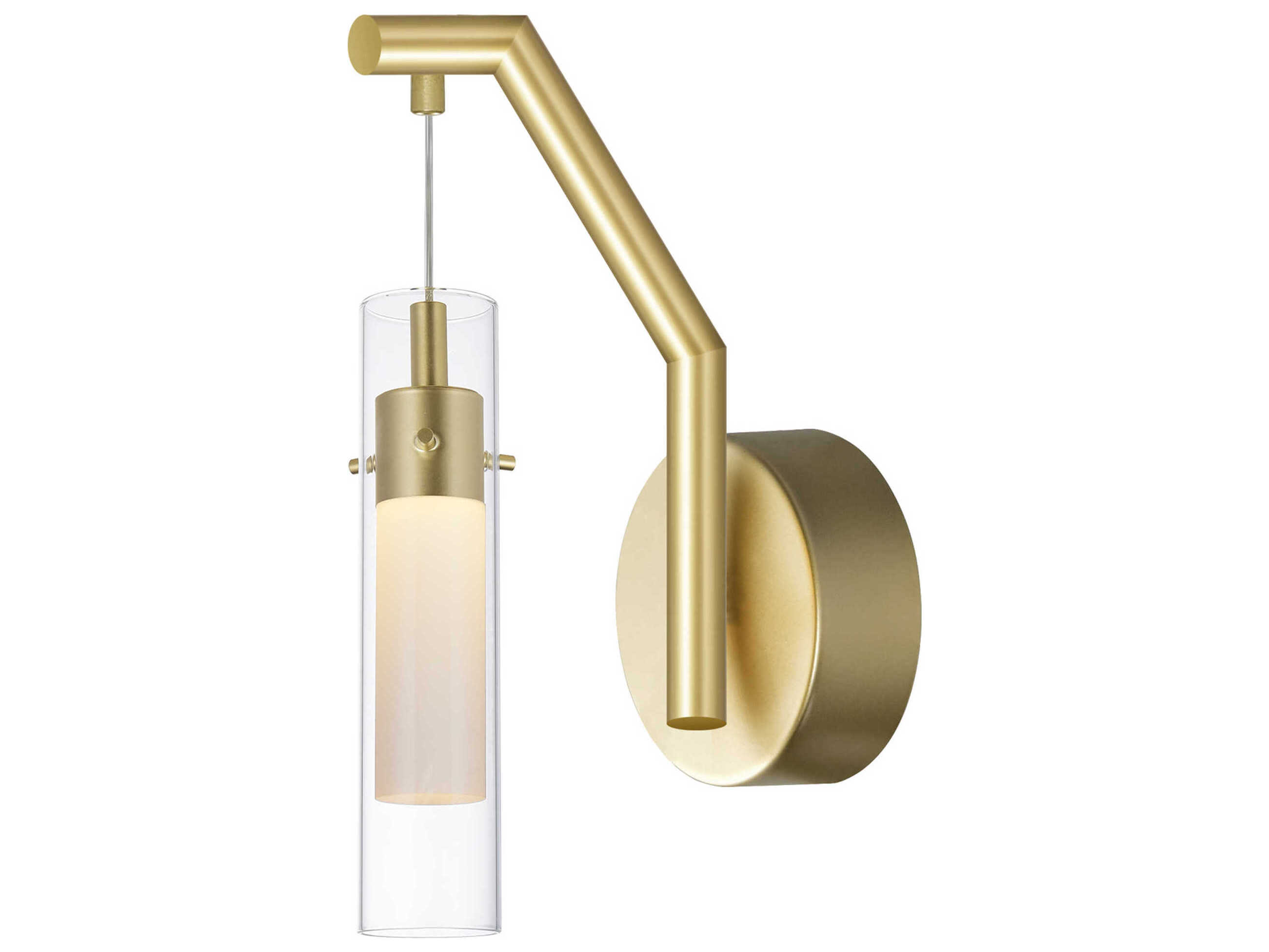 CWI Lighting Olinda Satin Gold Wall Sconce