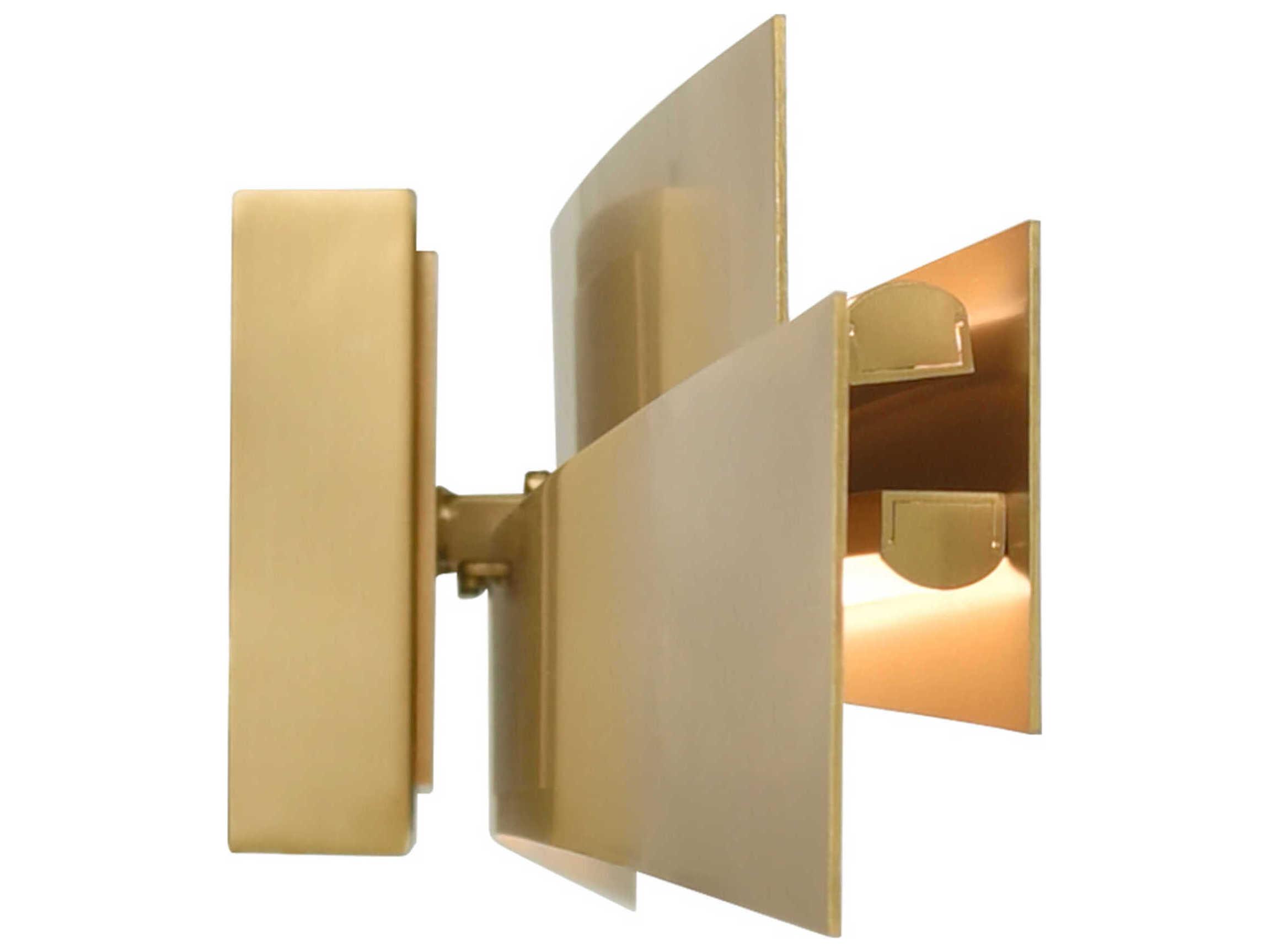 CWI Lighting Candora Brass Vanity Light