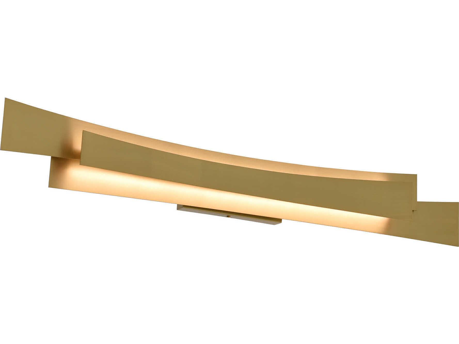 CWI Lighting Candora Brass Vanity Light