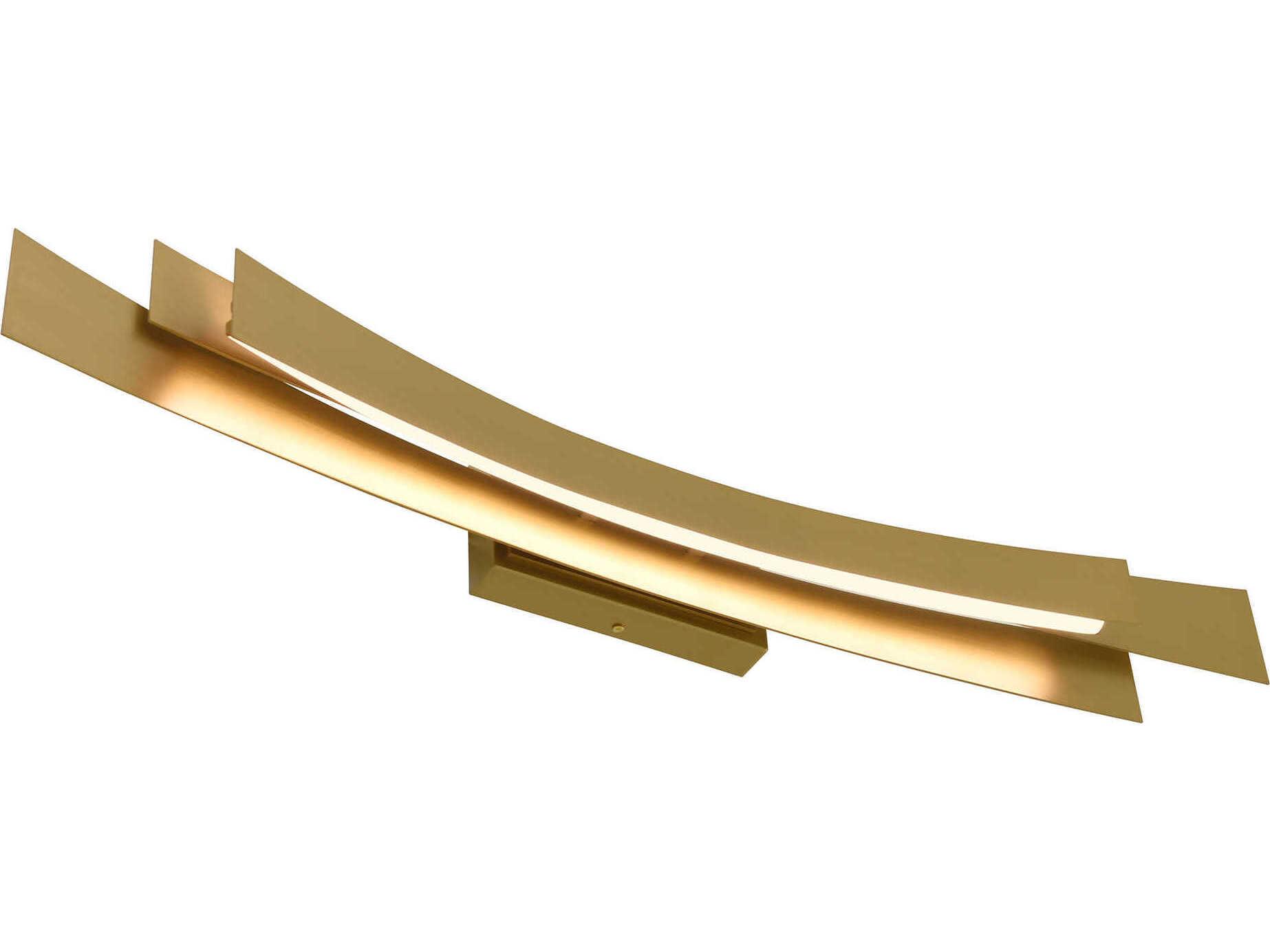 CWI Lighting Candora Brass Vanity Light