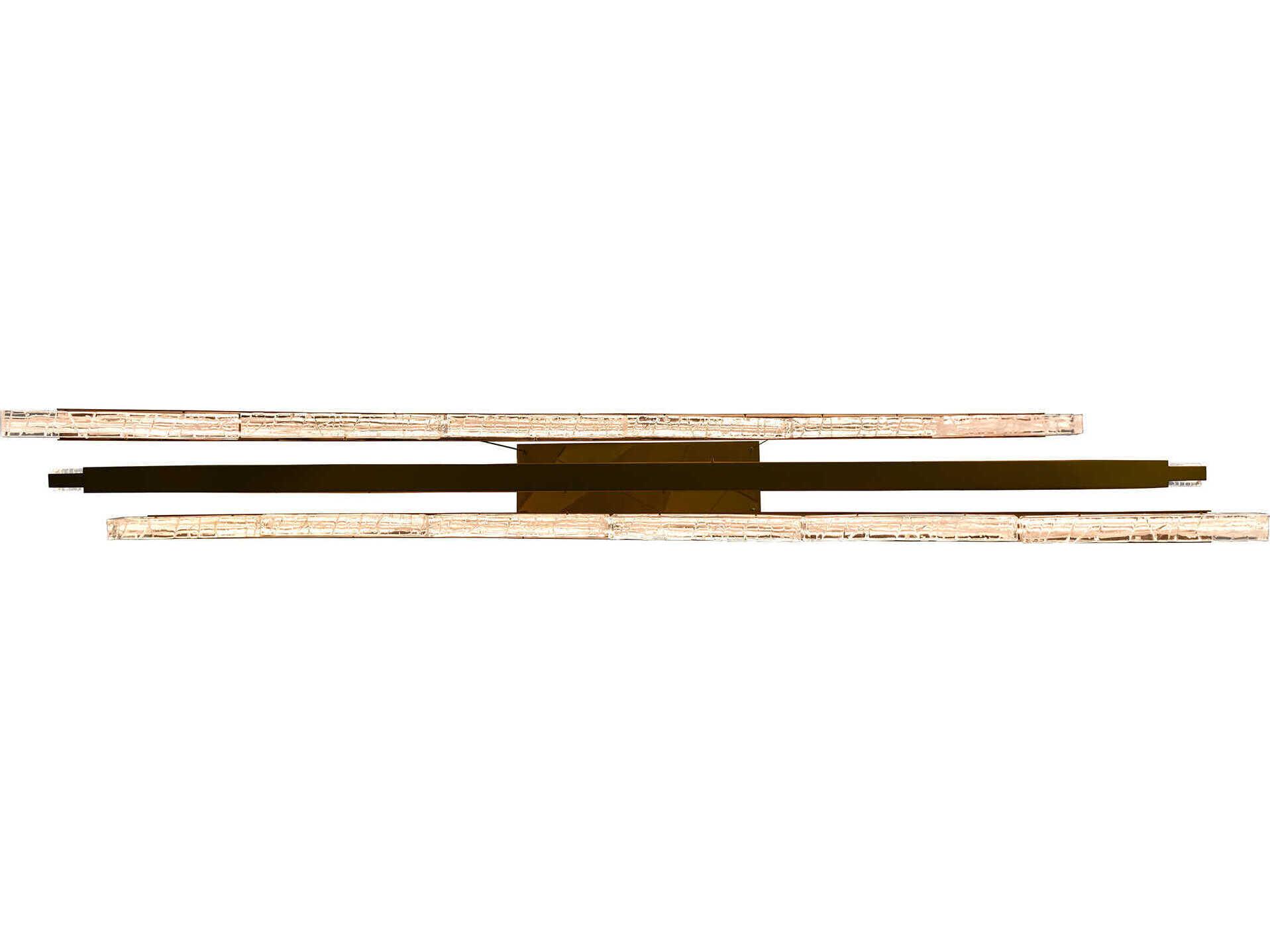 CWI Lighting Saber Brass Linear Island Pendant