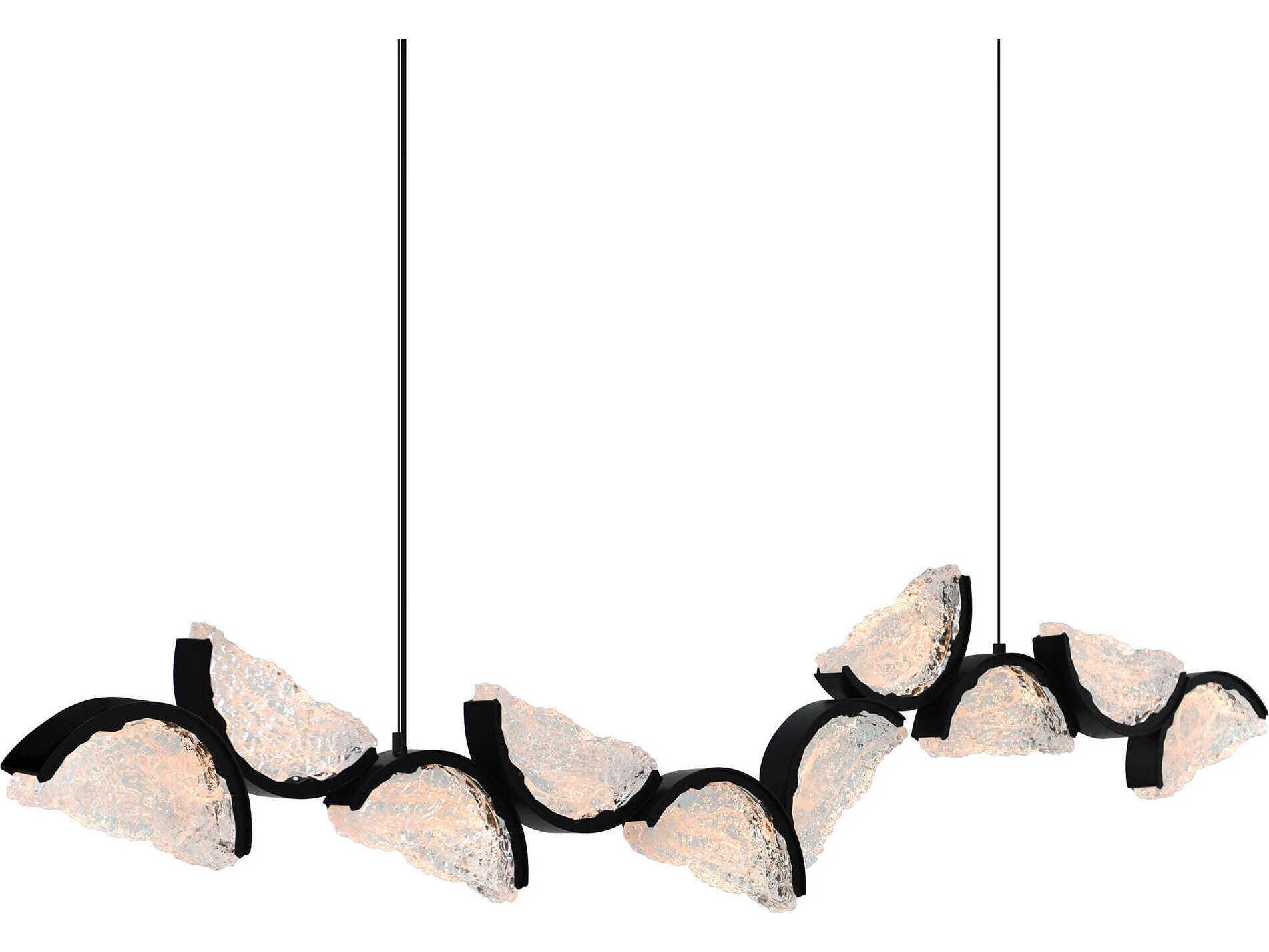 CWI Lighting Moon Black Island Pendant