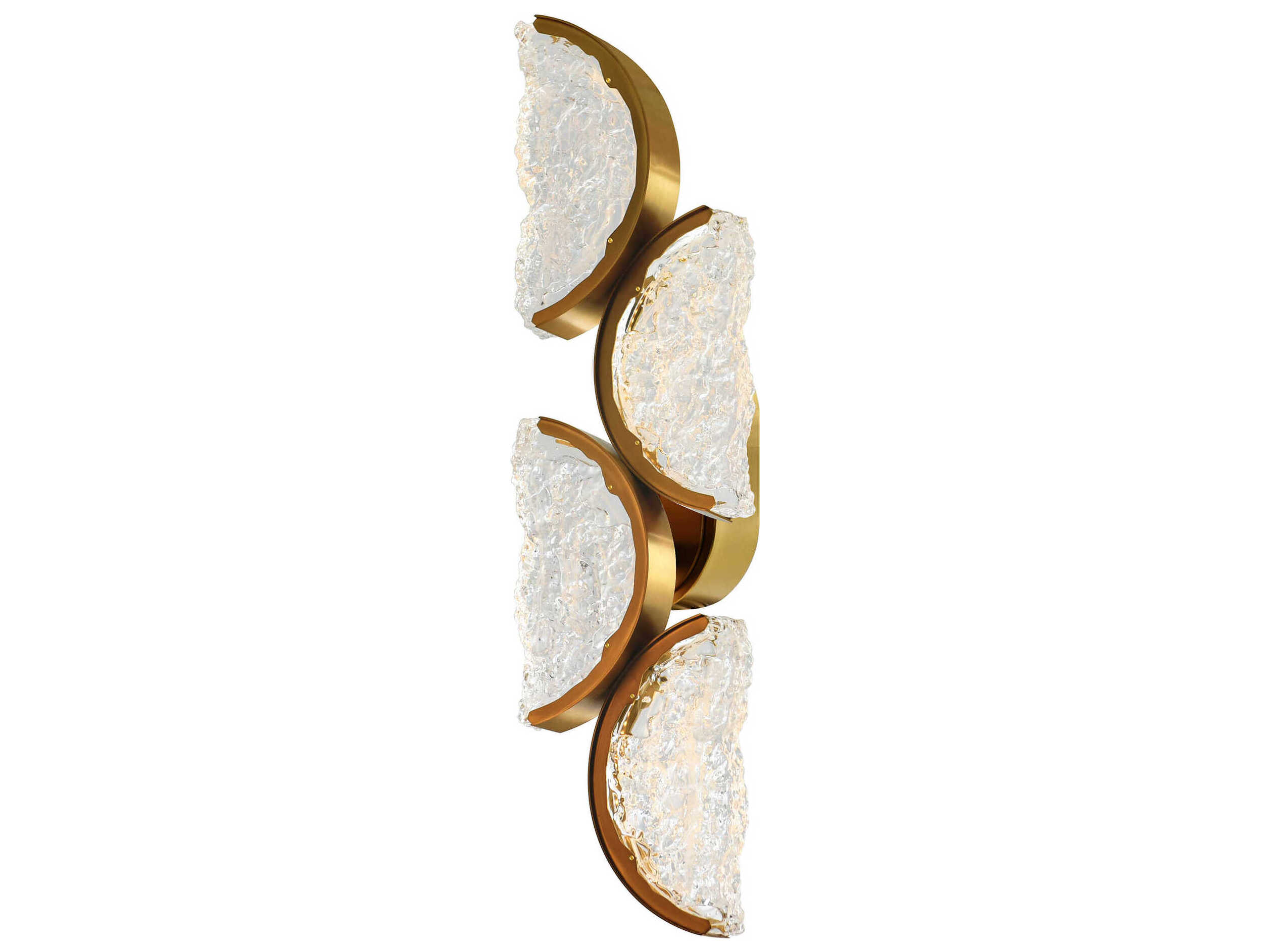 CWI Lighting Moon Brass Wall Sconce