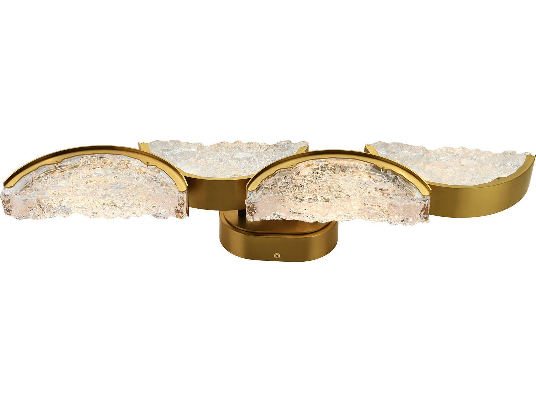 CWI Lighting Moon Brass Wall Sconce