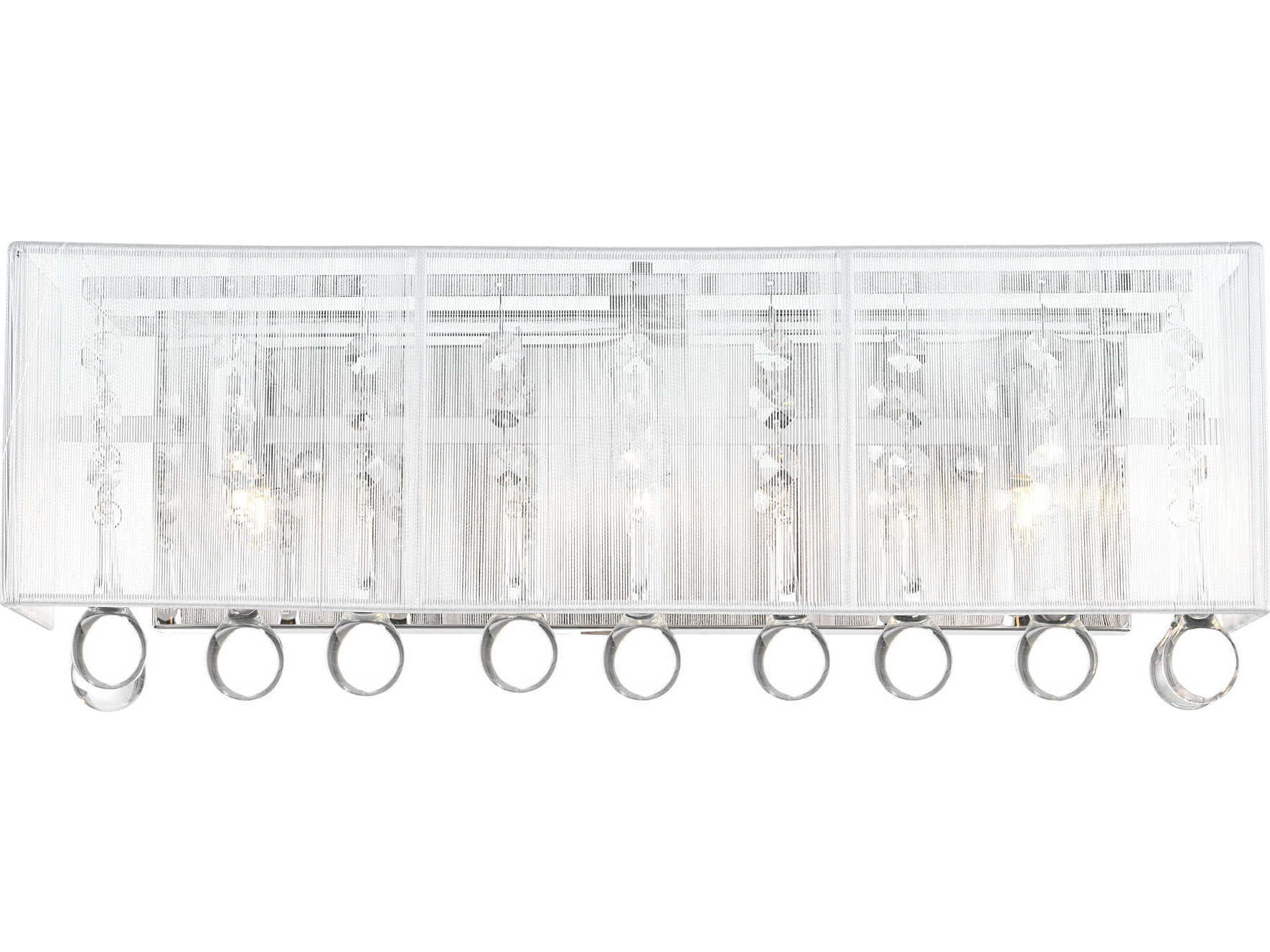 CWI Lighting Water Drop 3-Light Chrome Vanity Light