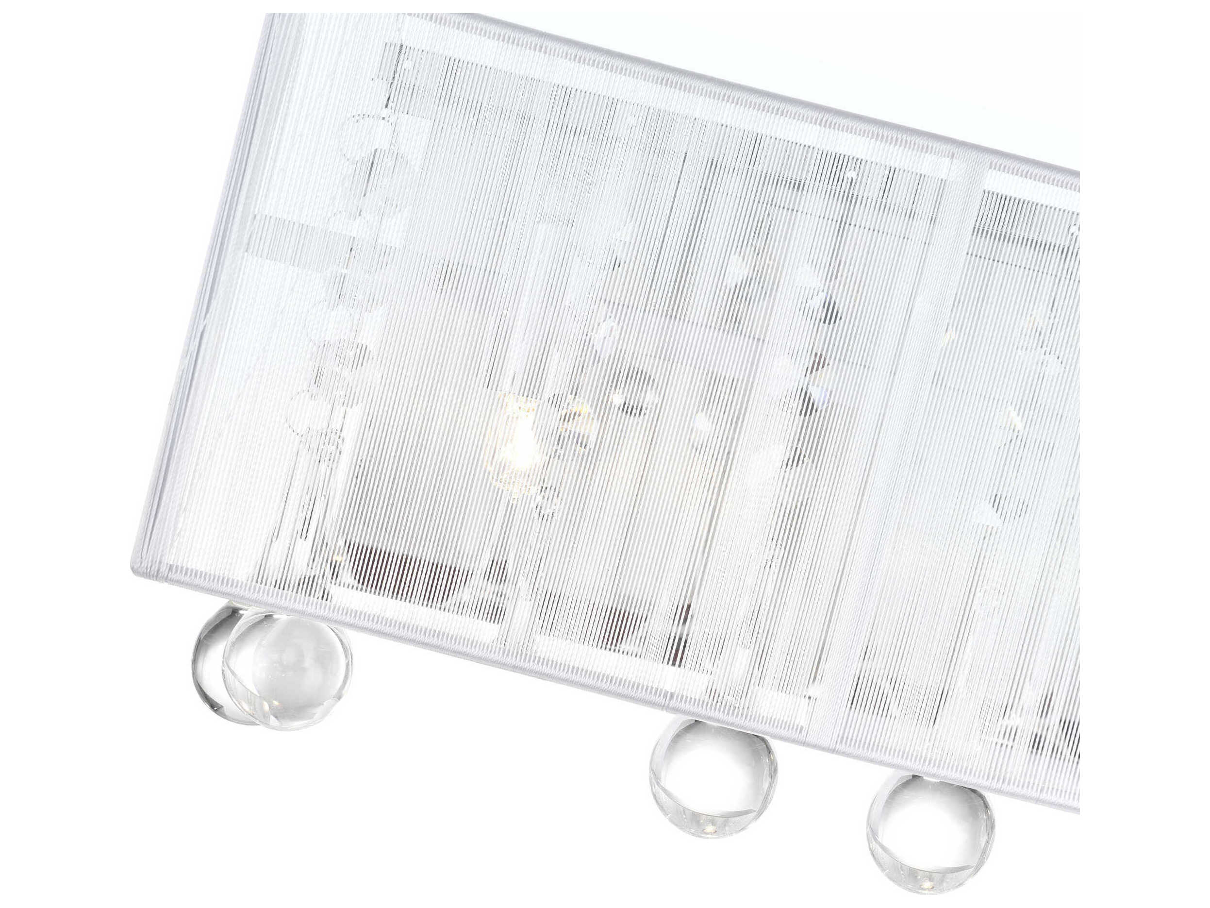 CWI Lighting Water Drop 3-Light Chrome Vanity Light