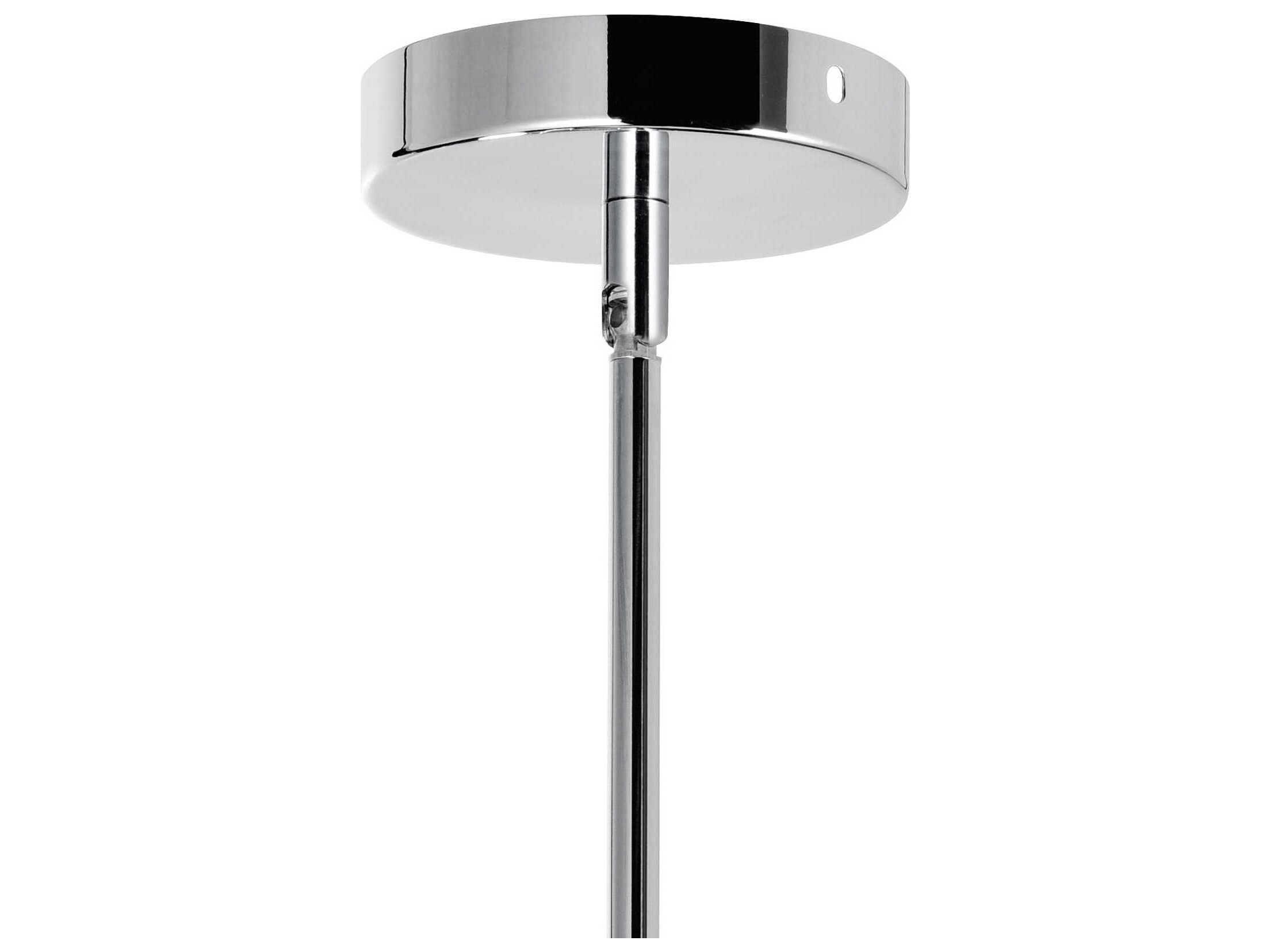 CWI Lighting Water Drop 6-Light Chrome Drum Chandelier