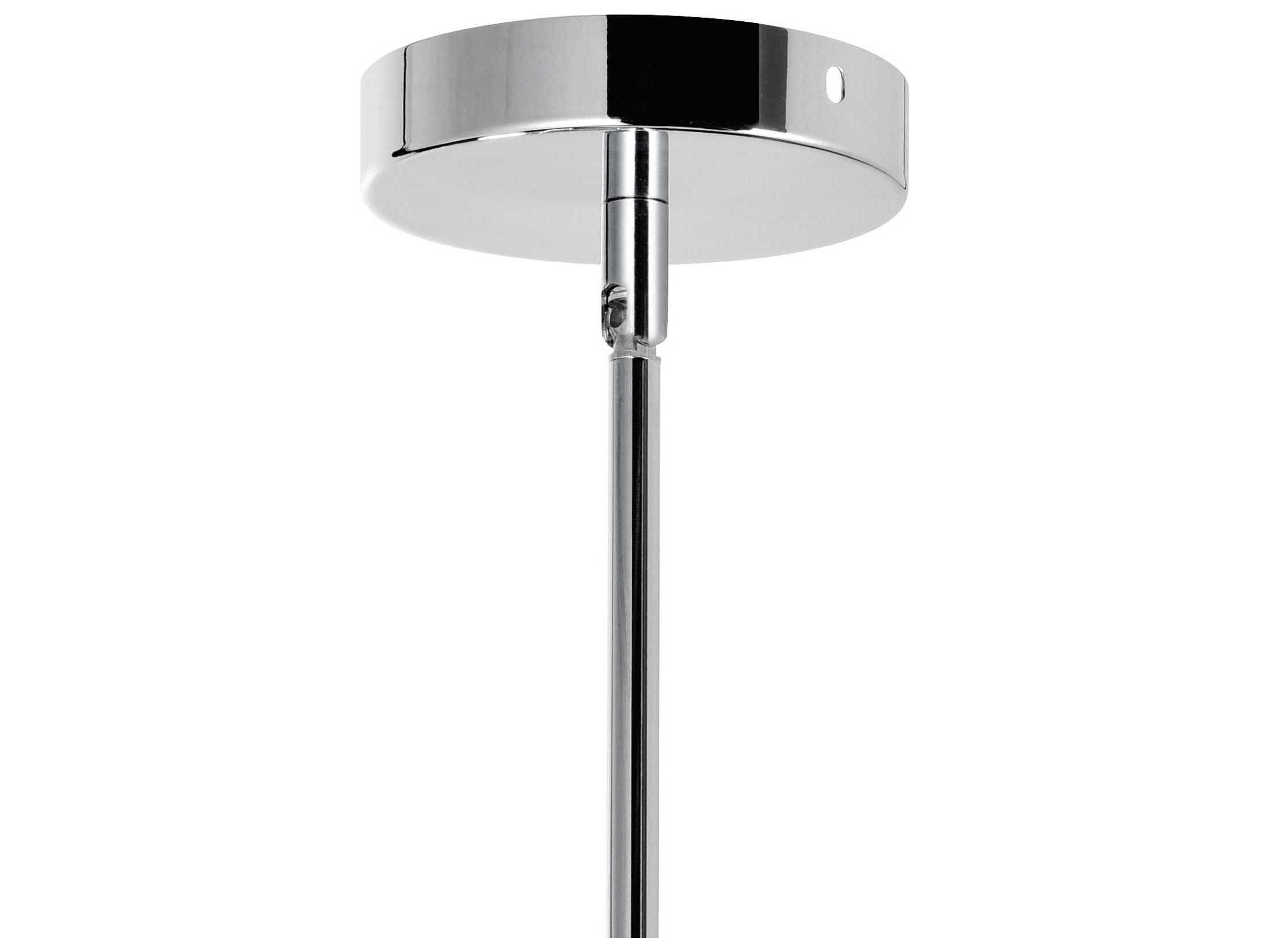 CWI Lighting Water Drop 6-Light Chrome Drum Chandelier