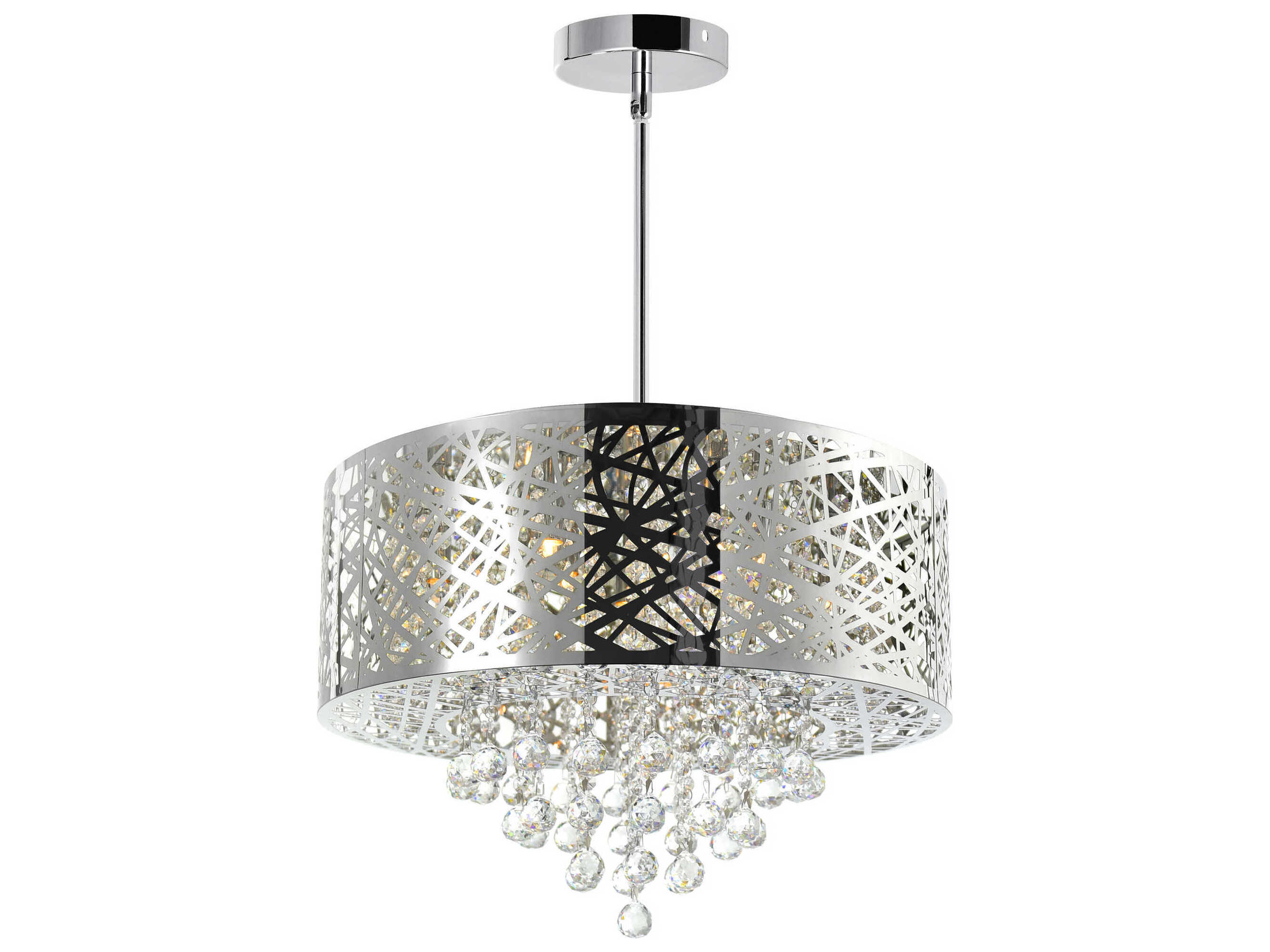 CWI Lighting Eternity 9-Light Stainless Steel Chandelier