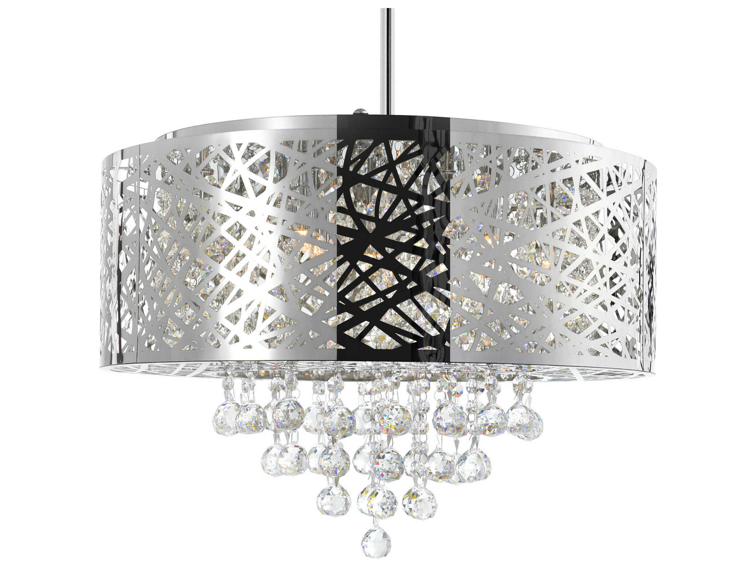 CWI Lighting Eternity 9-Light Stainless Steel Chandelier