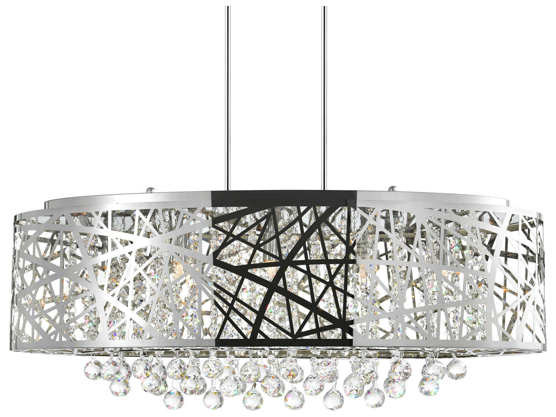 CWI Lighting Eternity 8-Light Stainless Steel Island Pendant