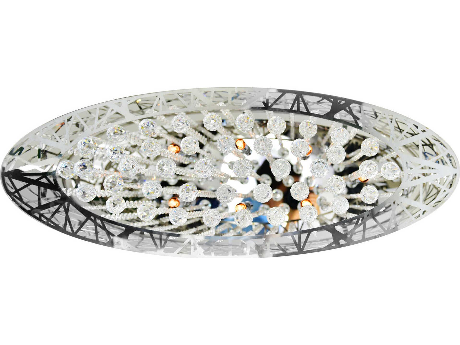 CWI Lighting Eternity 8-Light Stainless Steel Island Pendant