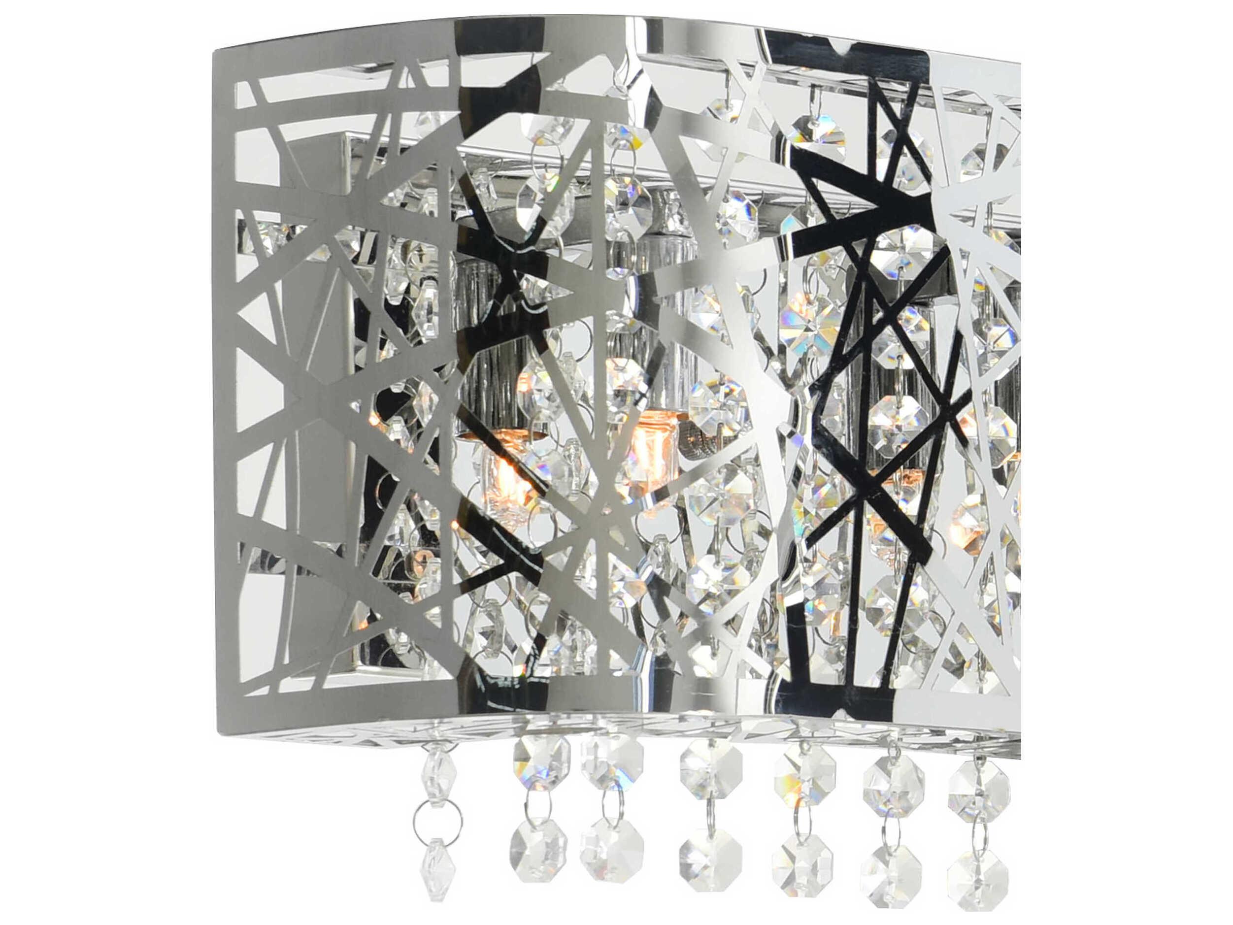 CWI Lighting Eternity 4-Light Stainless Steel Vanity Light