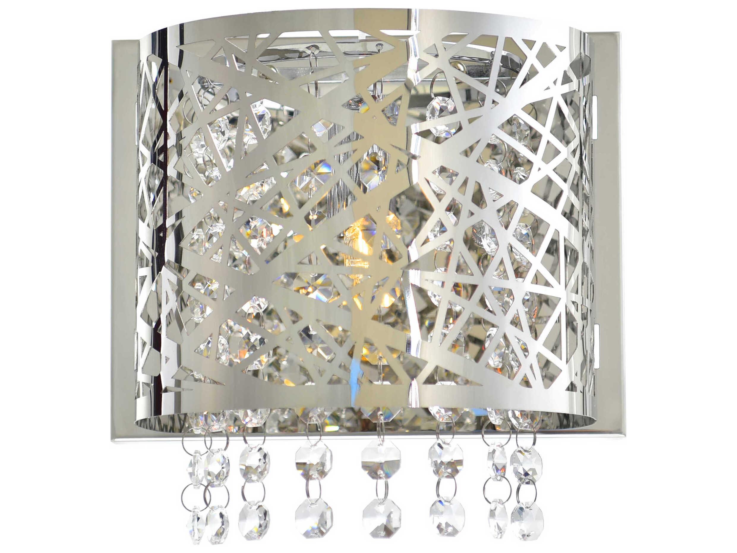 CWI Lighting Eternity 1-Light Stainless Steel Wall Sconce