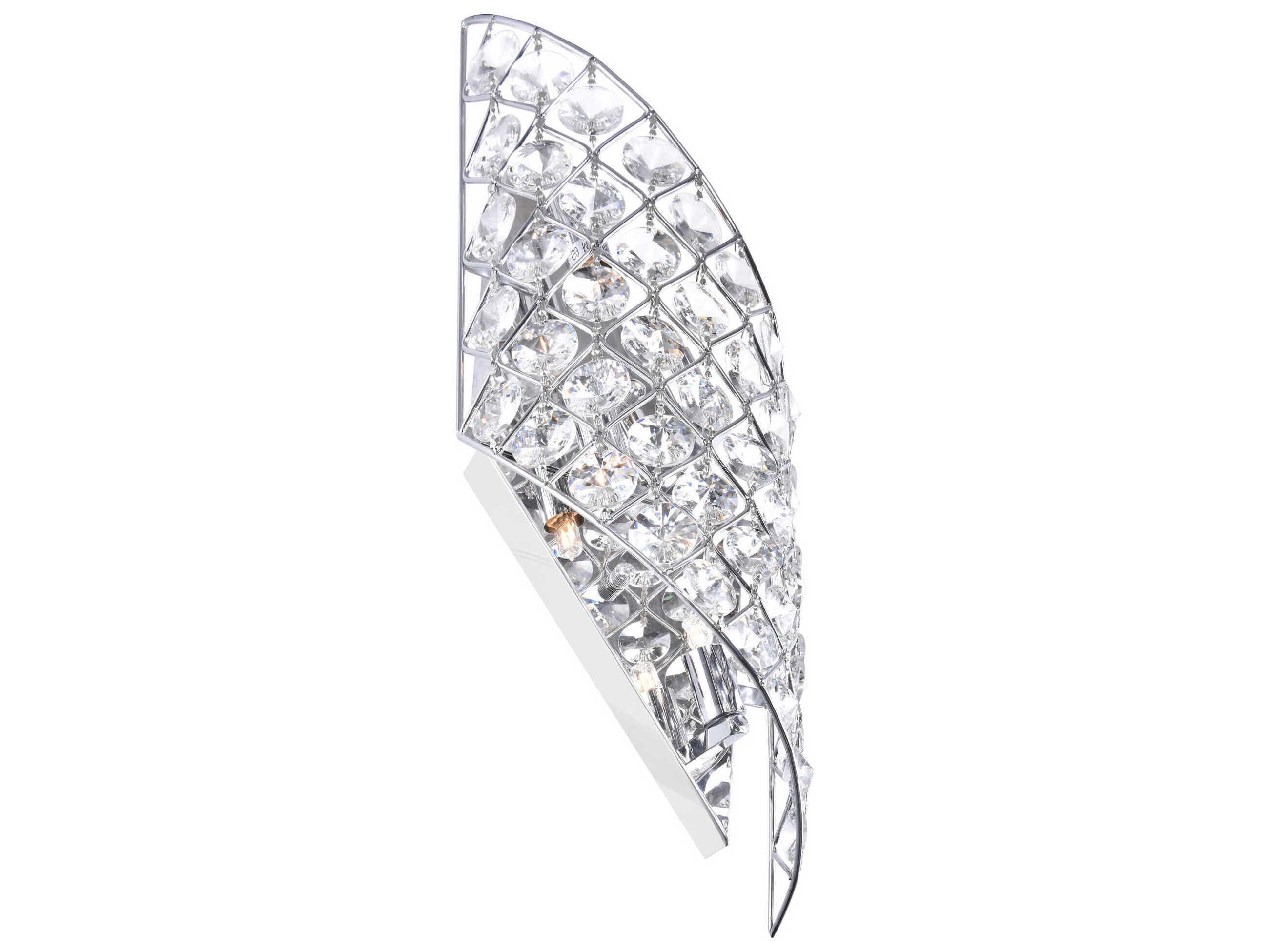 CWI Lighting Chique 4-Light Chrome Vanity Light