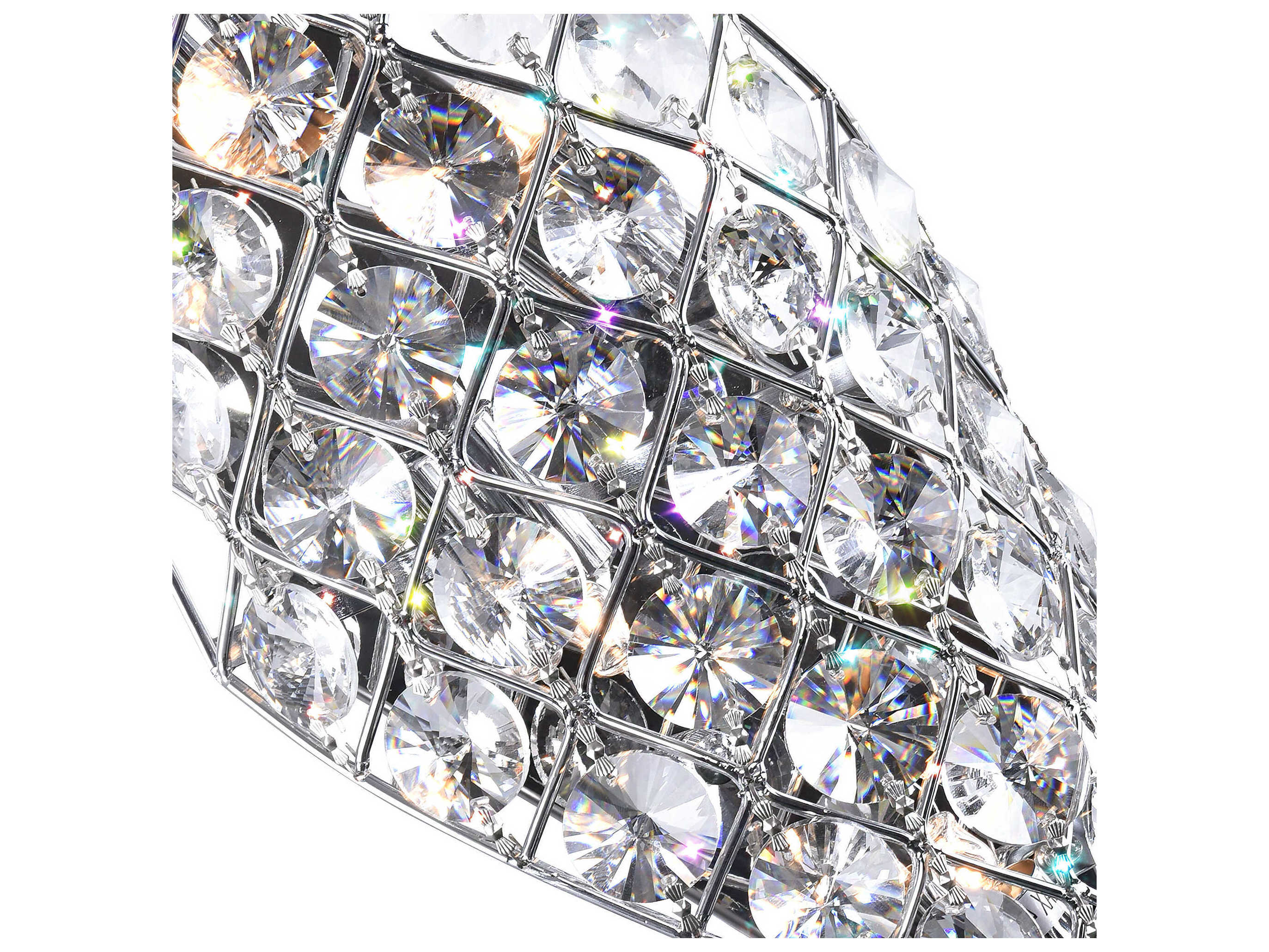 CWI Lighting Chique 4-Light Chrome Vanity Light