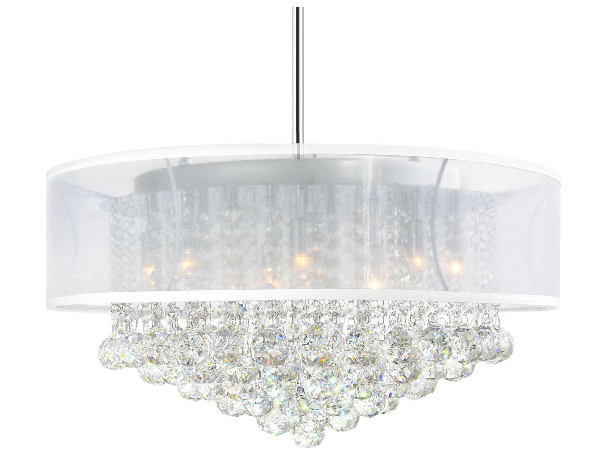 CWI Lighting Radiant 12-Light Chrome Traditional Pendant