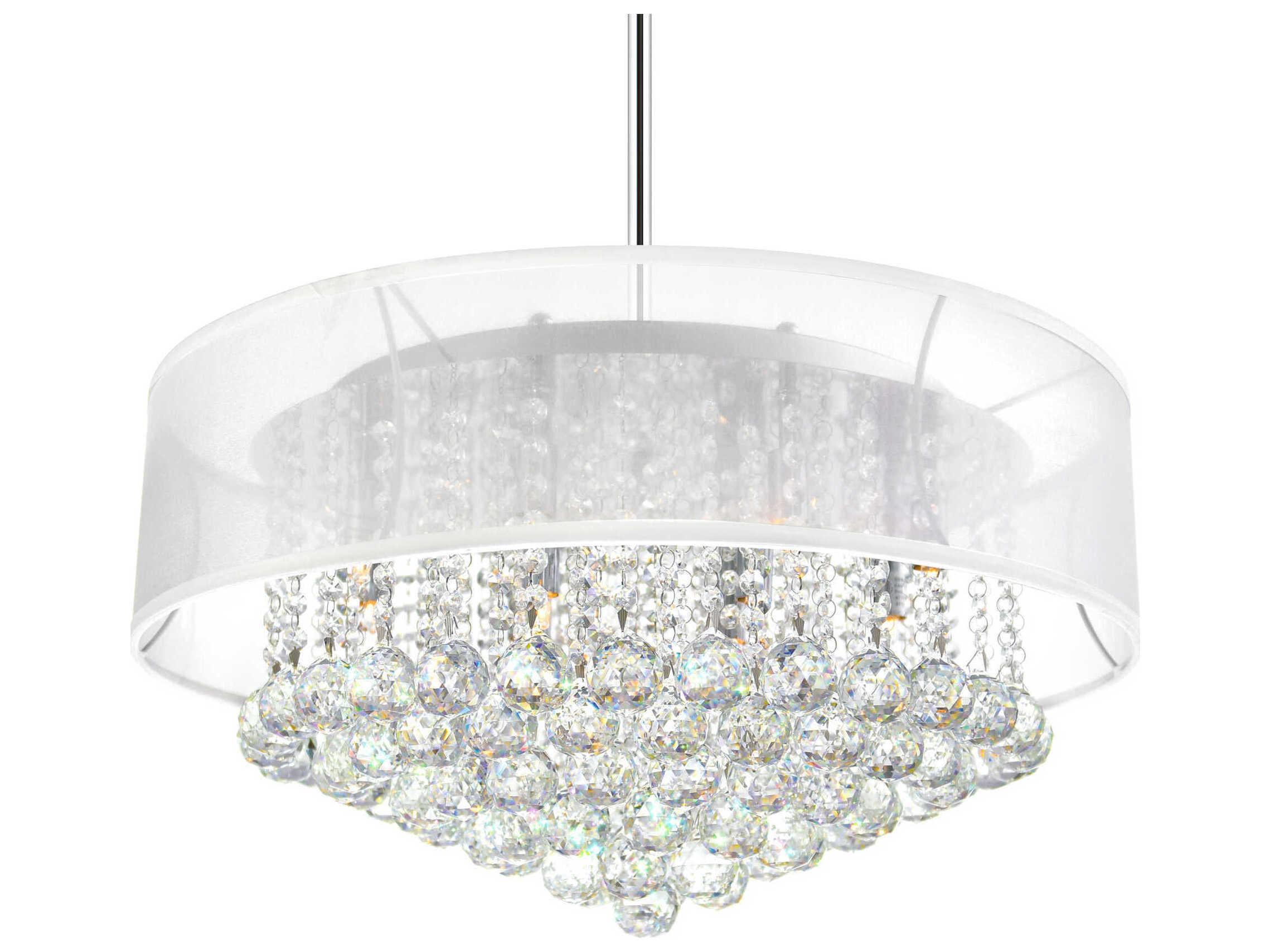 CWI Lighting Radiant 12-Light Chrome Traditional Pendant