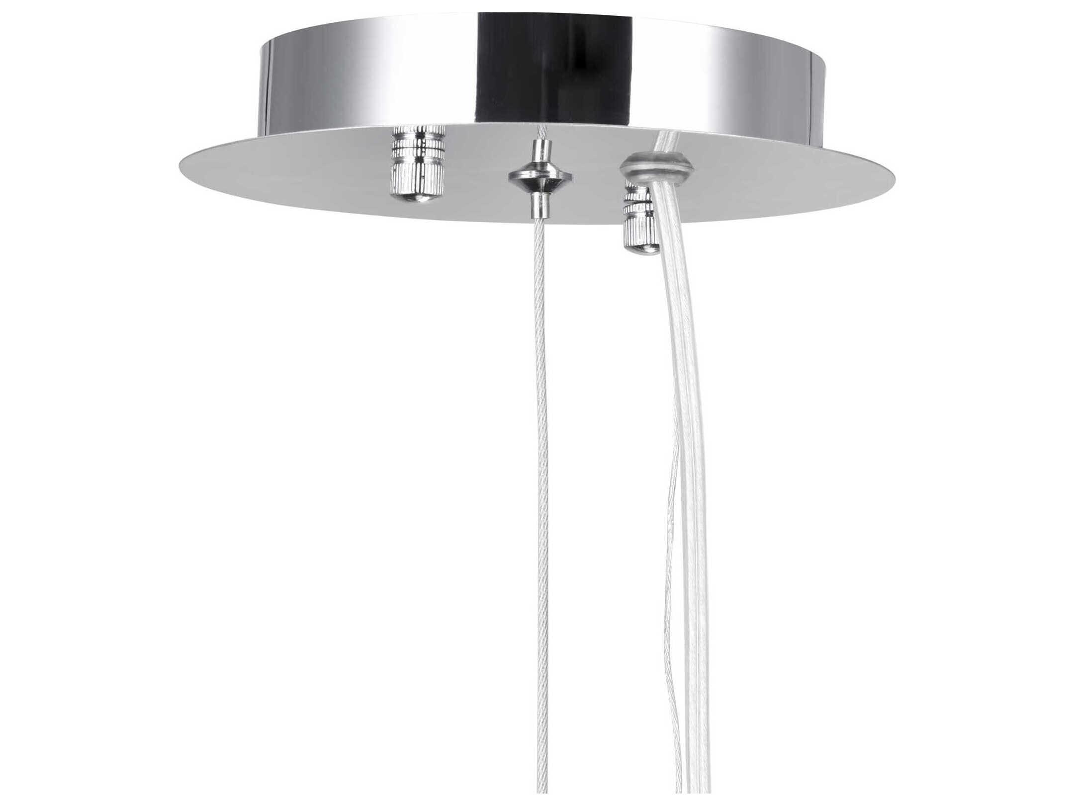 CWI Lighting Swivel 18-Light Chrome Sputnik Chandelier