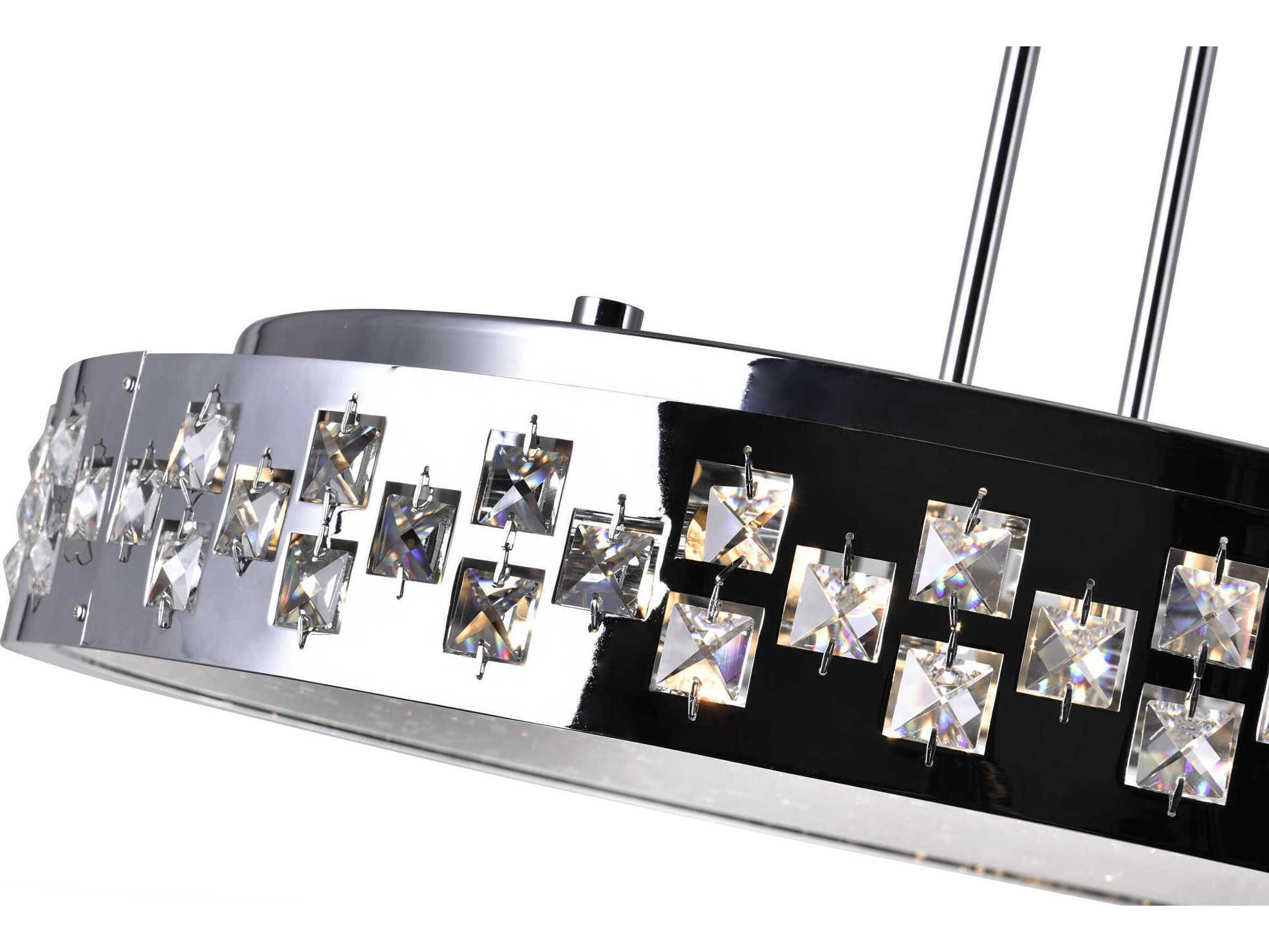 CWI Lighting Cinderella 10-Light Chrome Round Pendant