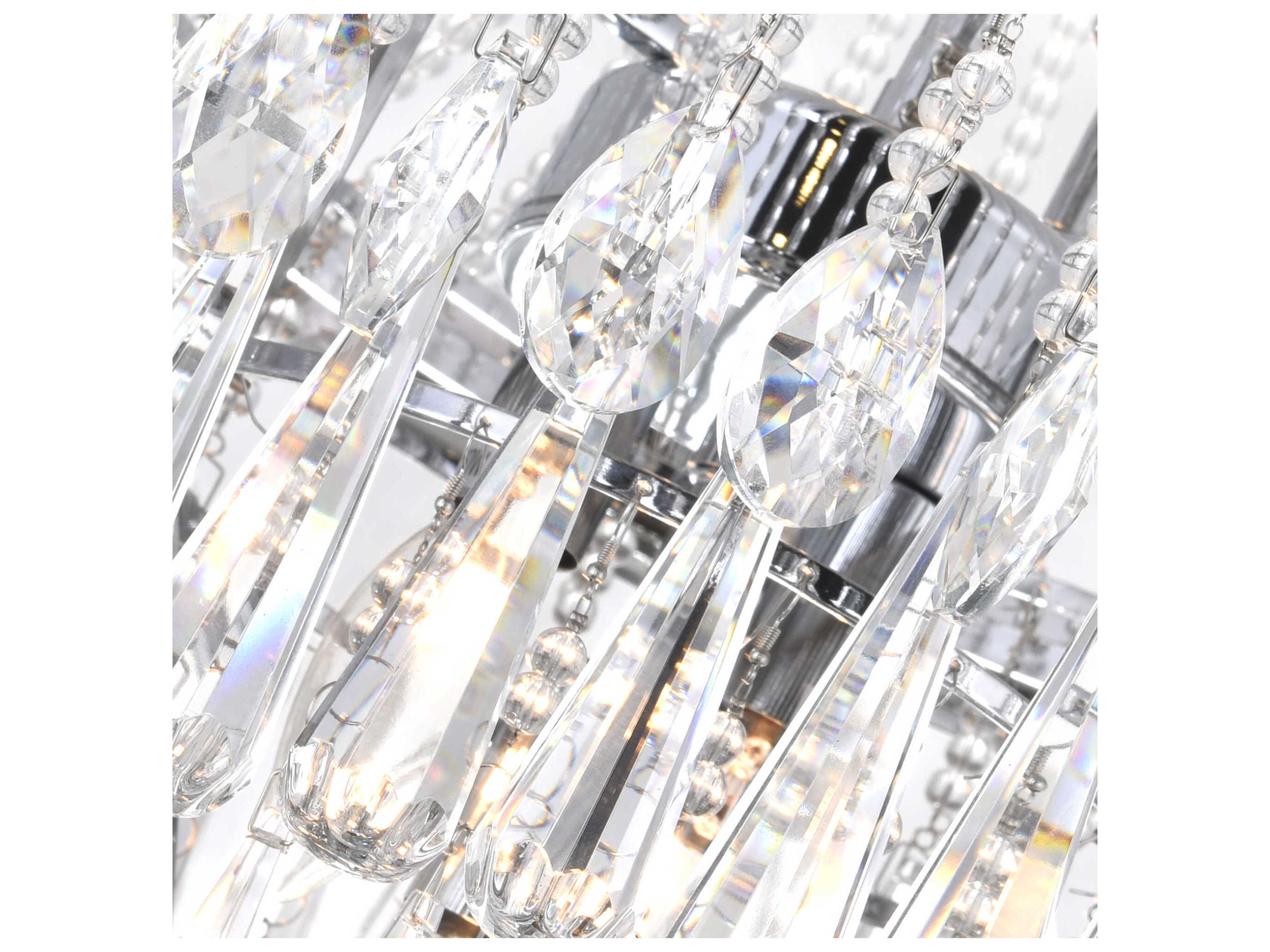 CWI Lighting Vast 13-Light Chrome Empire Chandelier