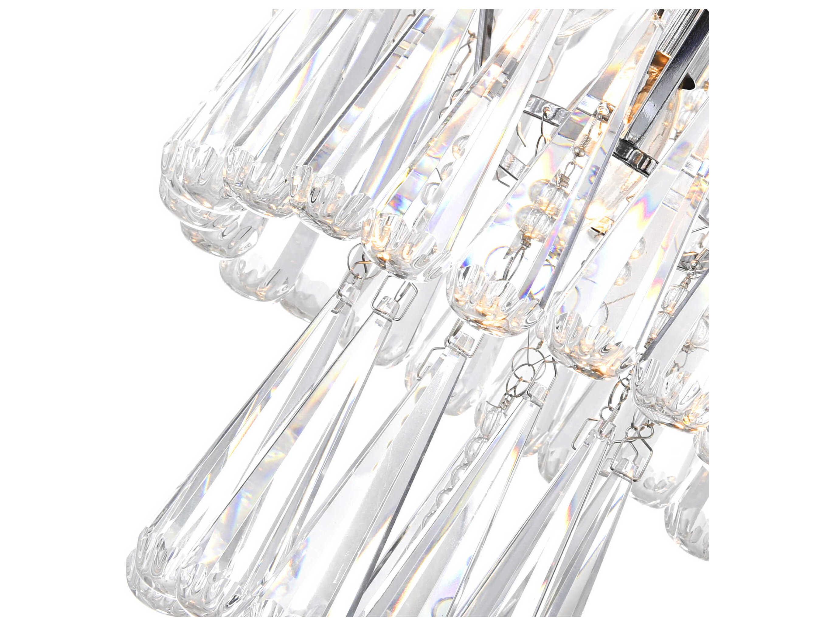 CWI Lighting Vast 13-Light Chrome Empire Chandelier