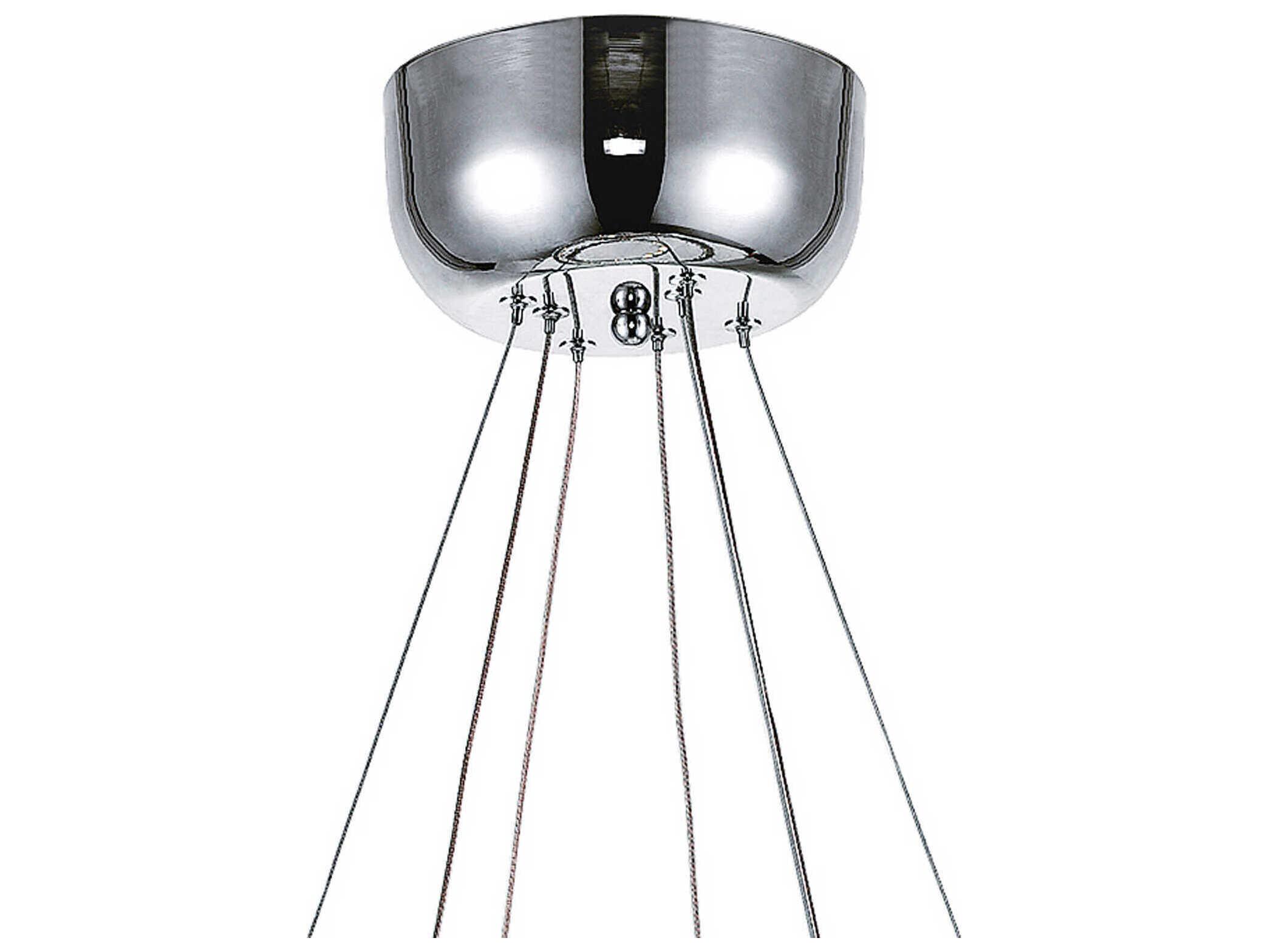 CWI Lighting Ring Stainless Steel Round Pendant