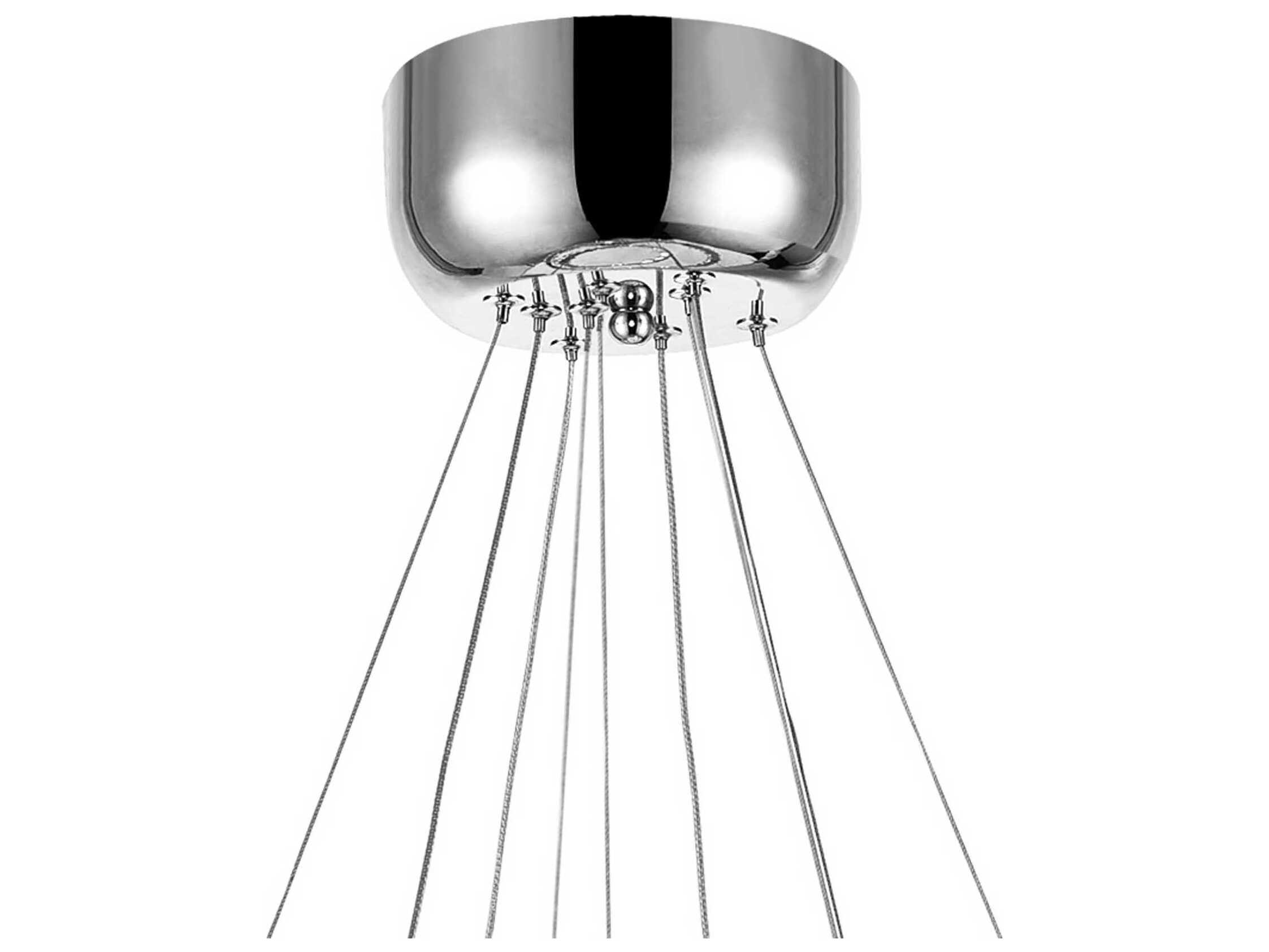 CWI Lighting Ring Stainless Steel Round Pendant